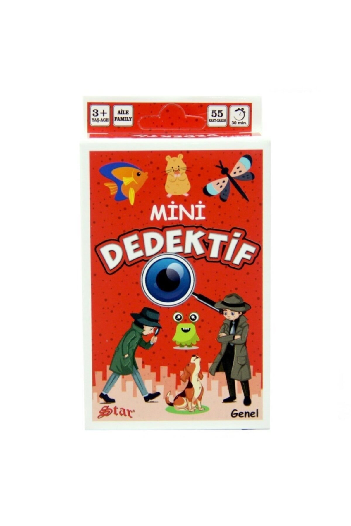 اسباب بازی های فیگور دیگر مجموعه کارتی STAR MINI DETECTIVE آموزشی کارت هوش تقویت کننده حافظه Genel Markalar
