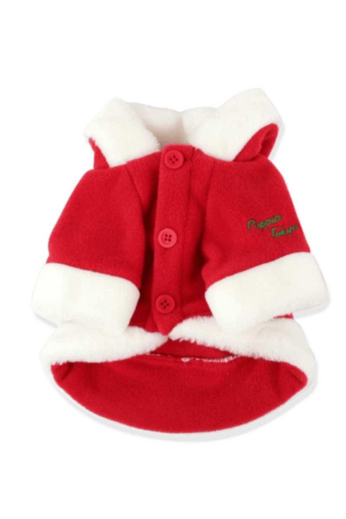 لباس سگ پلار‌دار پوپیا Puppia Santa's Coat مدل PDDF-SC23 قرمز