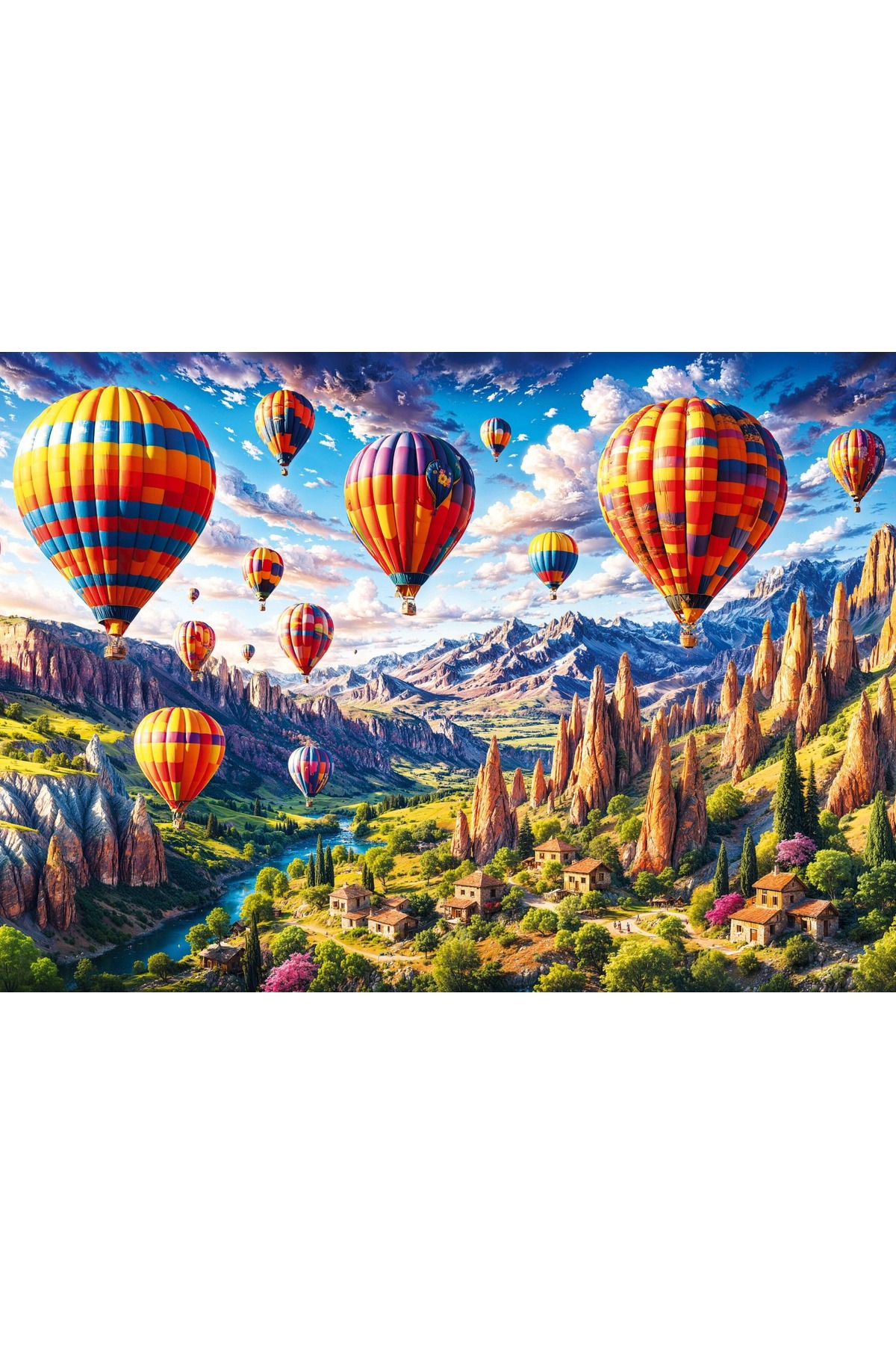 پازل 1500 قطعه – CAPPADOCIA DREAMS | نمای بالون کاپادوکیا ROUTE