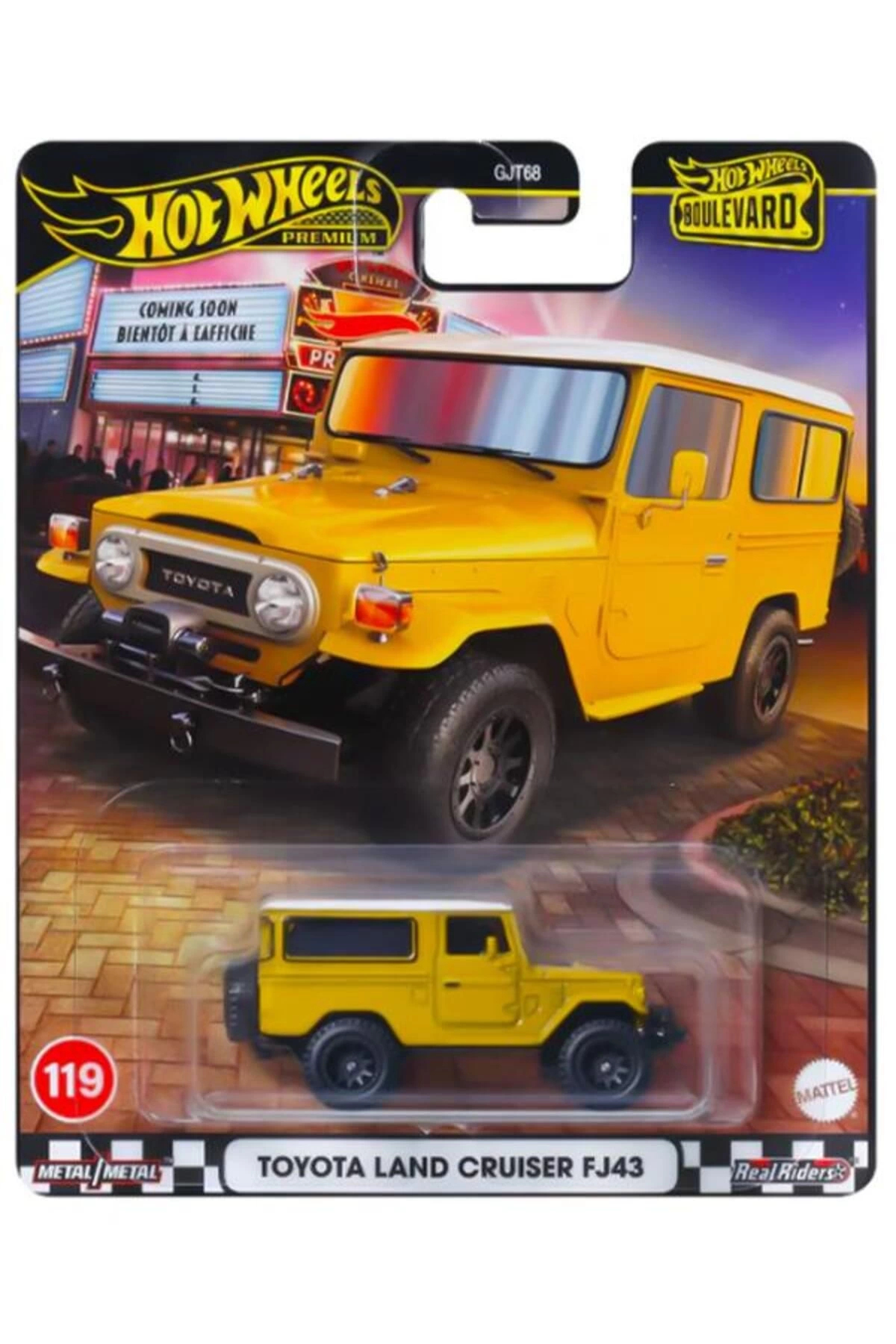 ماشین اسباب بازی بلوار تویوتا LAND CRUISER FJ43 1:64 جمع آوری فلزی هات ویلز اورجینال HOT WHEELS