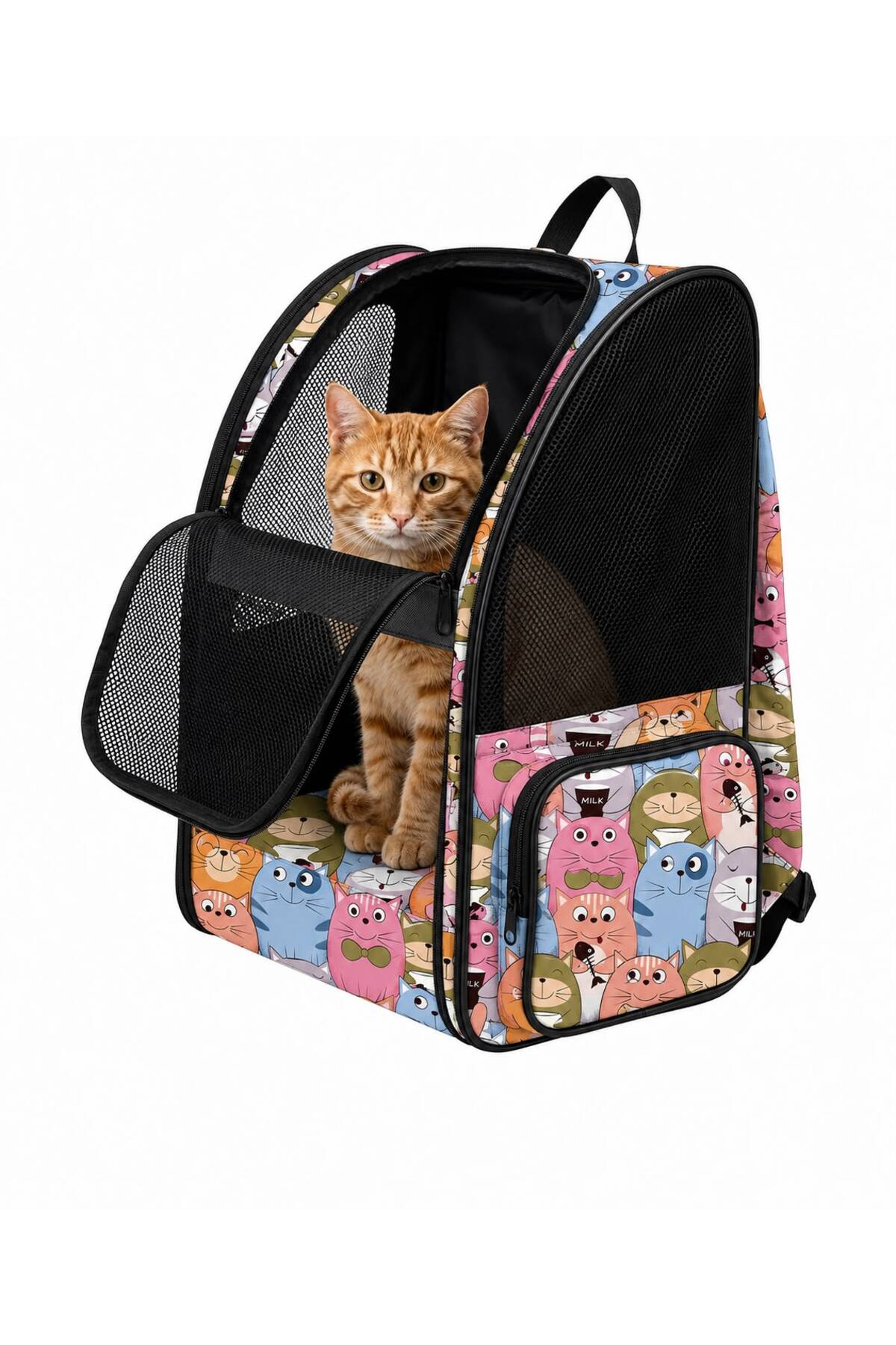 کیف حمل سگ و گربه پت‌پوگو petpugo مدل GRP9KX27Q، صورتی، بدنه سخت