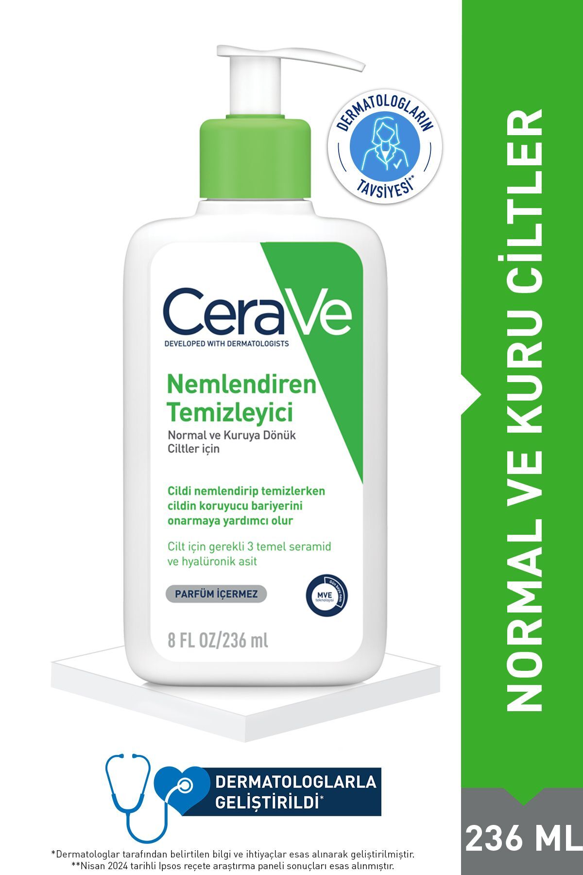 CeraVe محصول مرطوب‌کننده برای پوست خشک 236 میلی لیتر