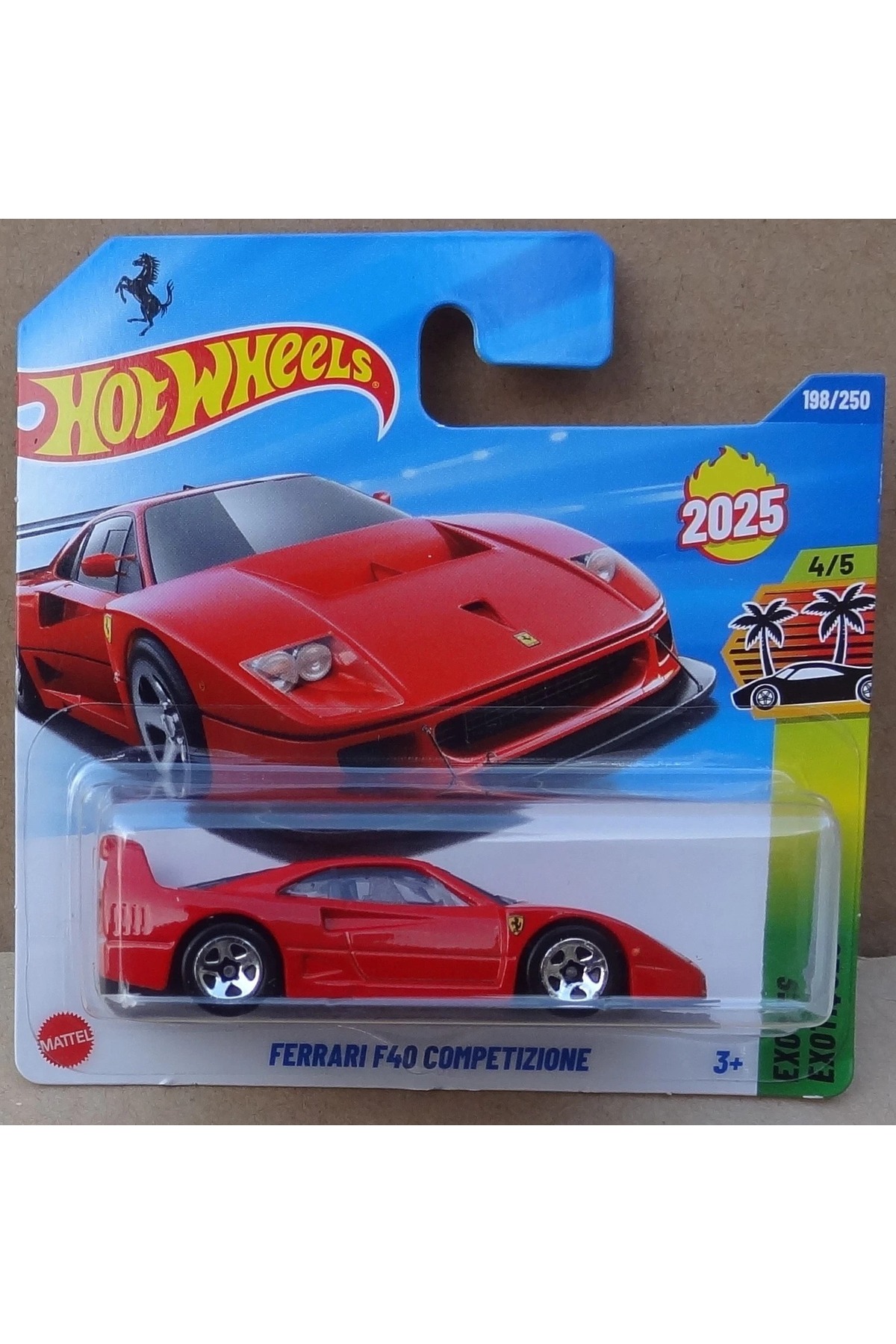 ماشین اسباب بازی فراری F40 COMPETIZIONE 1:64 DIECAST از ترکیه HOT WHEELS
