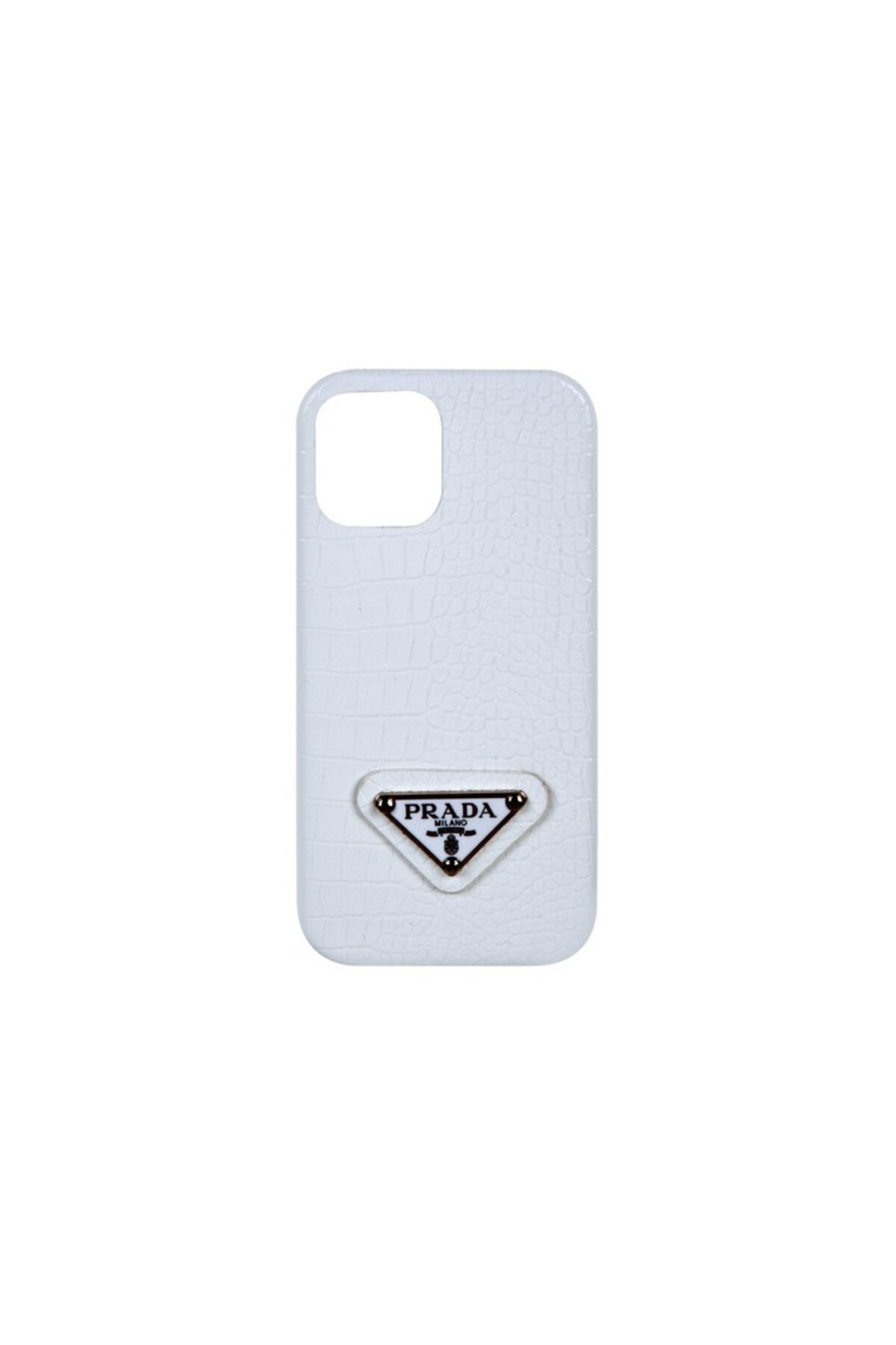 کاور و قاب گوشی چرم مصنوعی سفید DK085 IPHONE 12 دوکان‌کیس DUKKANCASE