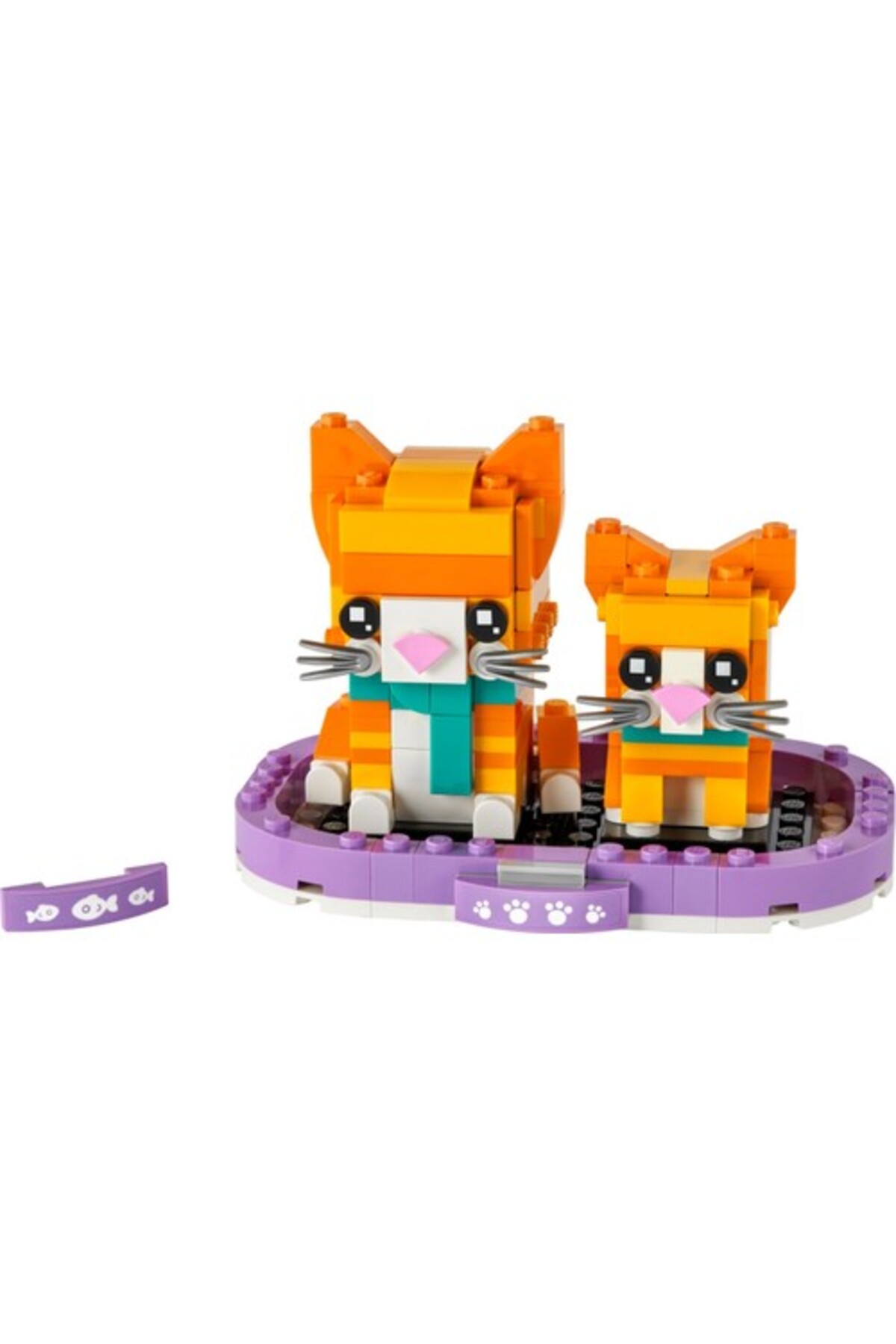 لگو و اسباب بازی های ساخت محور 40480 BRICKHEADZ TABBY CAT اورجینال LEGO