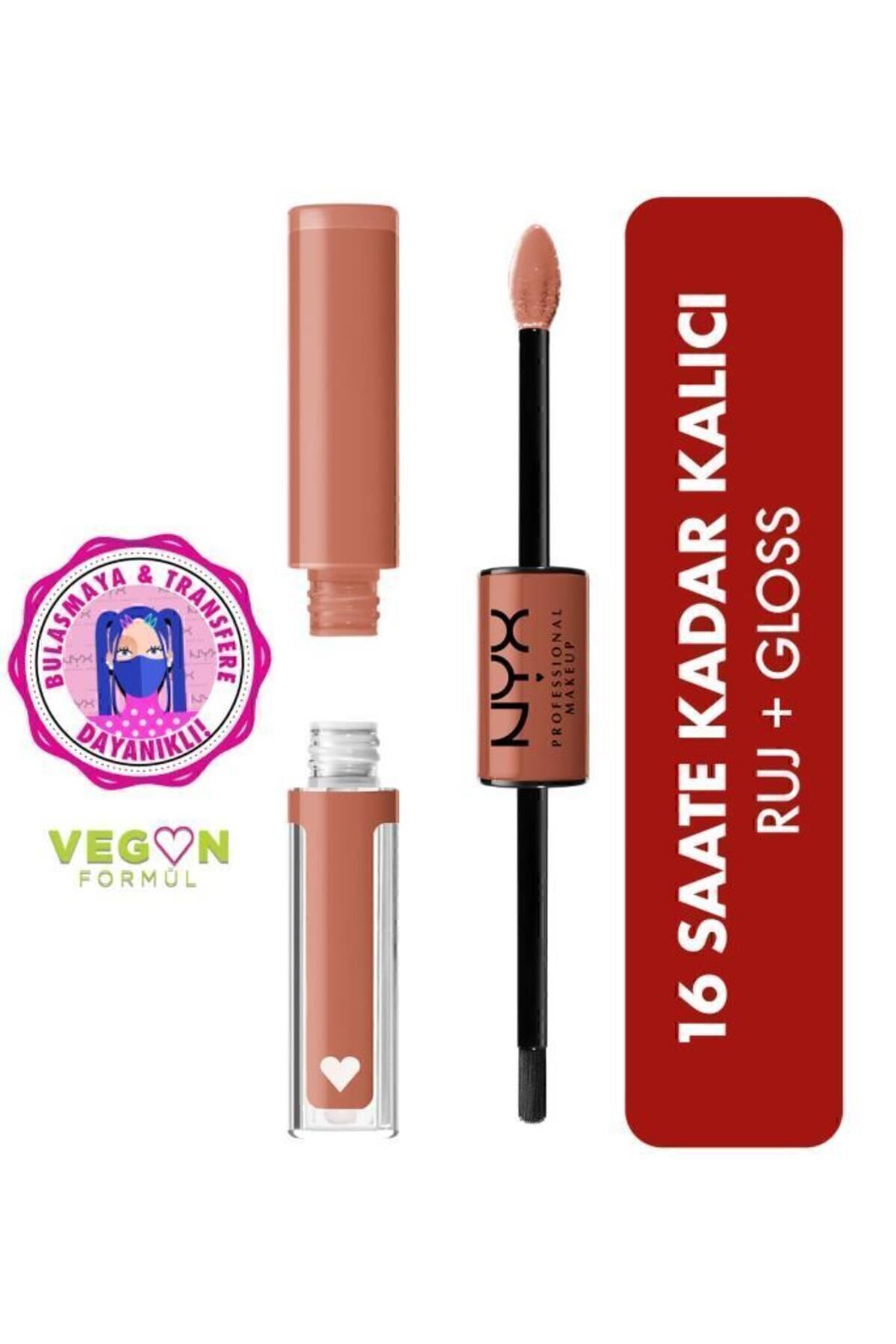 NYX Professional Makeup لبخند درخشان رژ لب مات کننده رژ لب با براقیت بالا