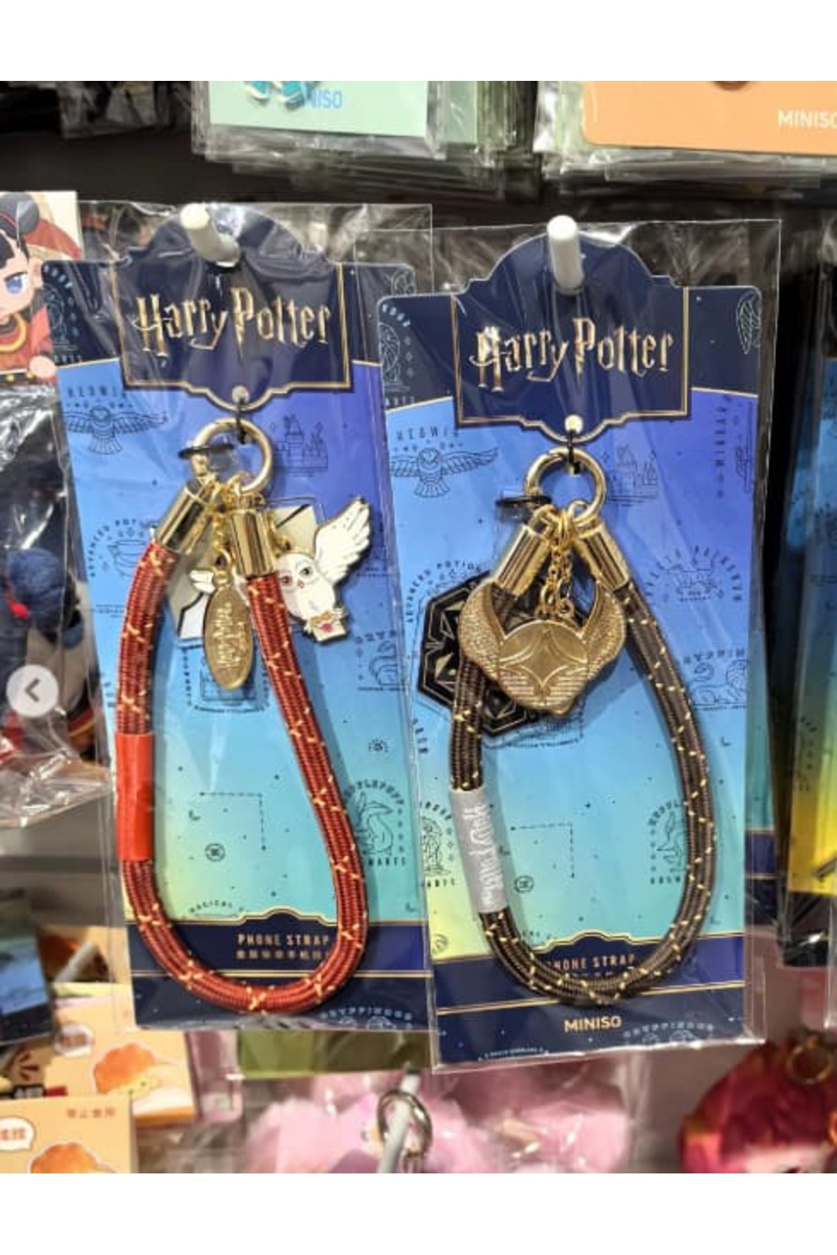 جلیقه کلید طناب تلفن نشان فلزی دارای مجوز هدویگ Harry Potter