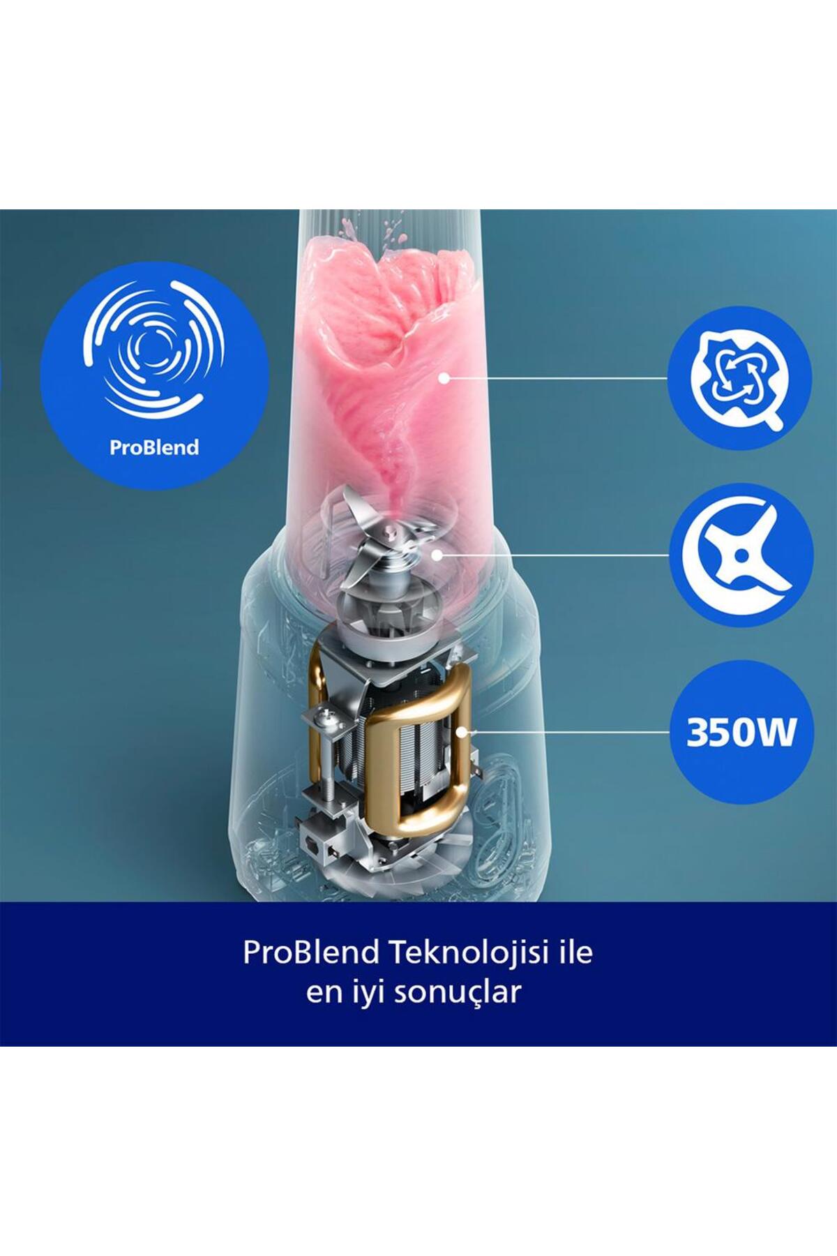 مخلوط کن شخصی اسموتی بلندر HR2672 04 با فناوری PROBLEND اورجینال Philips