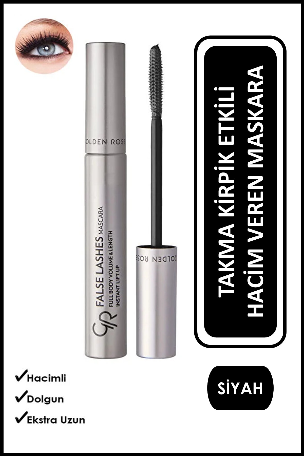 ریمل False Lashes حجم‌دهنده و بلندکننده گلدن رز Golden Rose