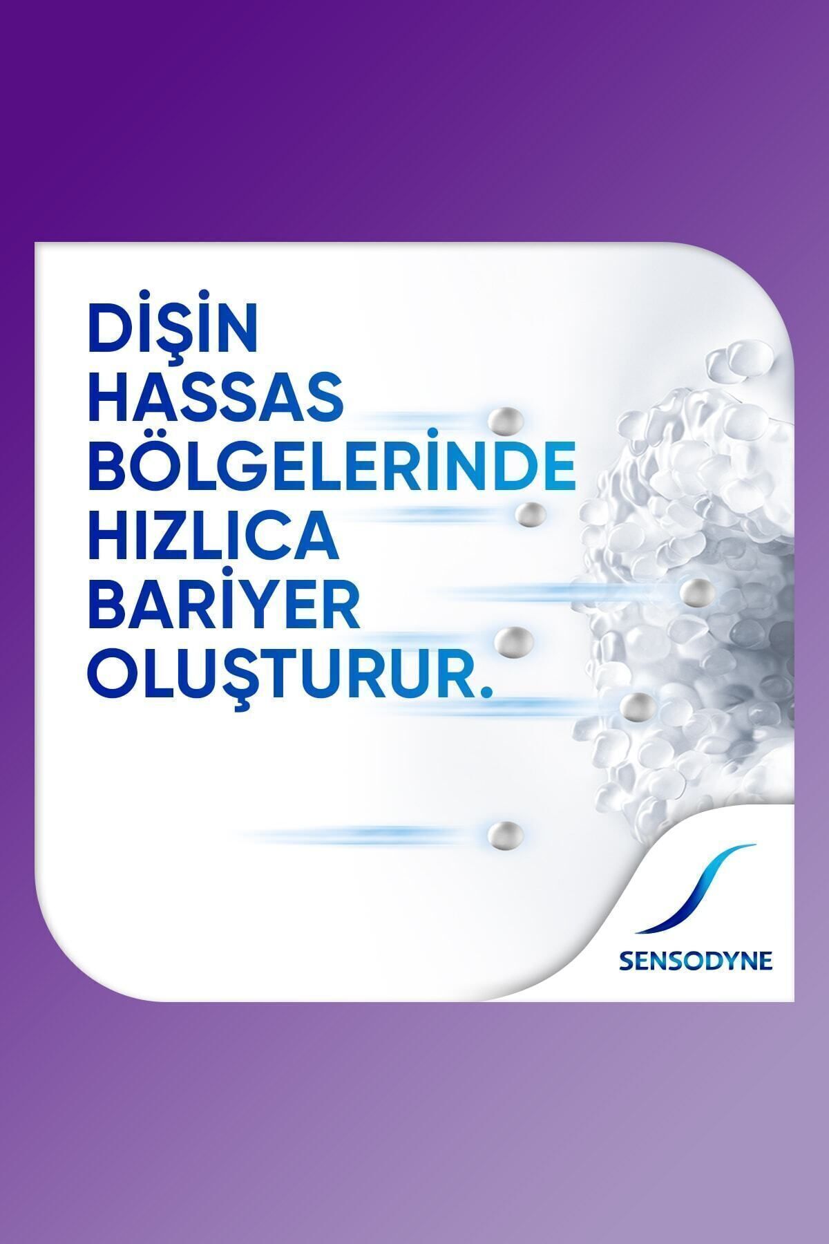 خمیر دندان سفیدکننده و تسکین دهنده مدل سریع 75 میلی لیتر سنسوداین Sensodyne