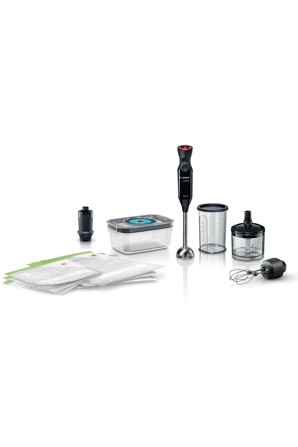 ست مخلوط کن دستی ERGOMIXX MS6CB61V7 1000W مشکی اورجینال Bosch