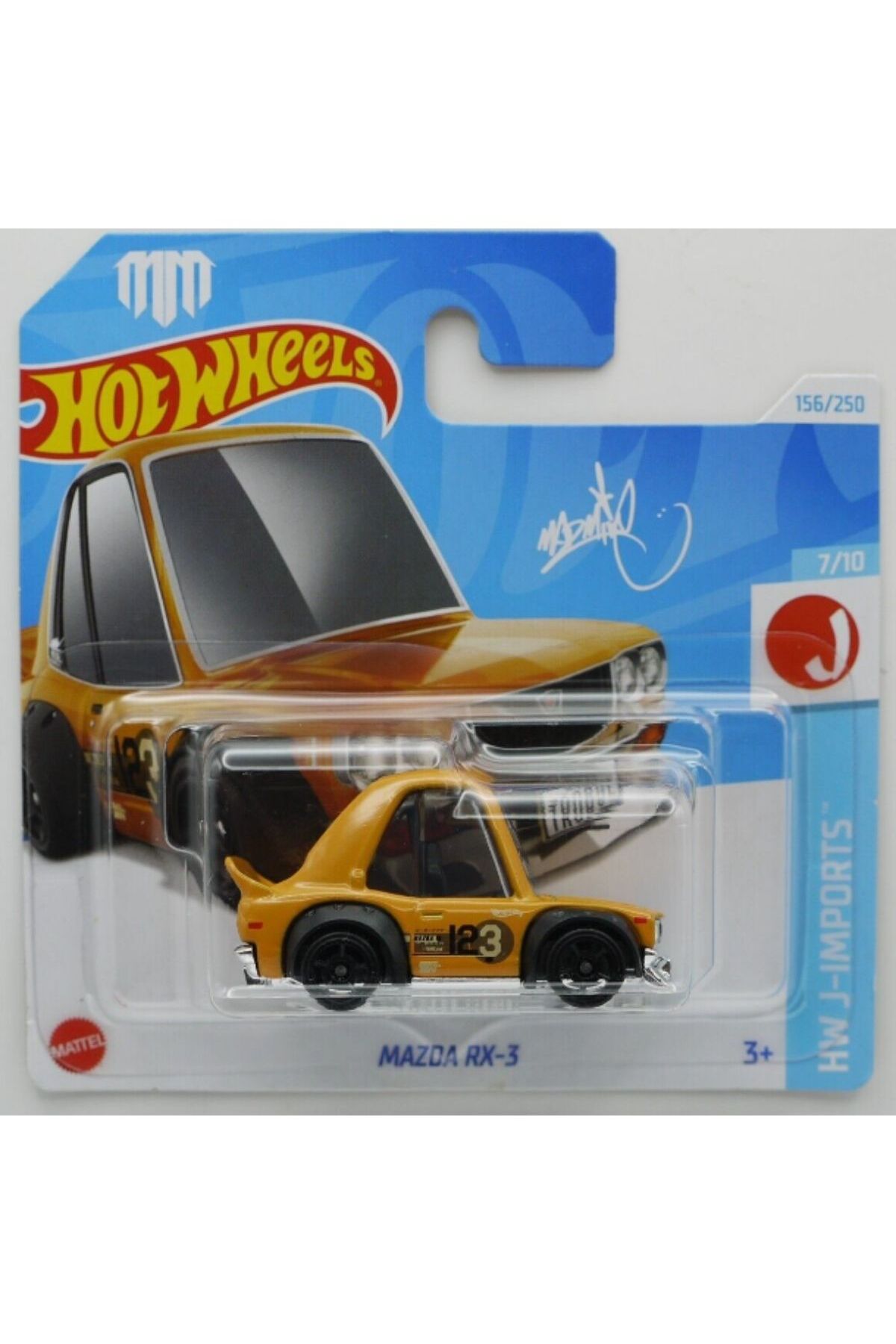ماشین اسباب بازی MAZDA RX 3 TOONED HRY71 هات ویلز اورجینال HOT WHEELS