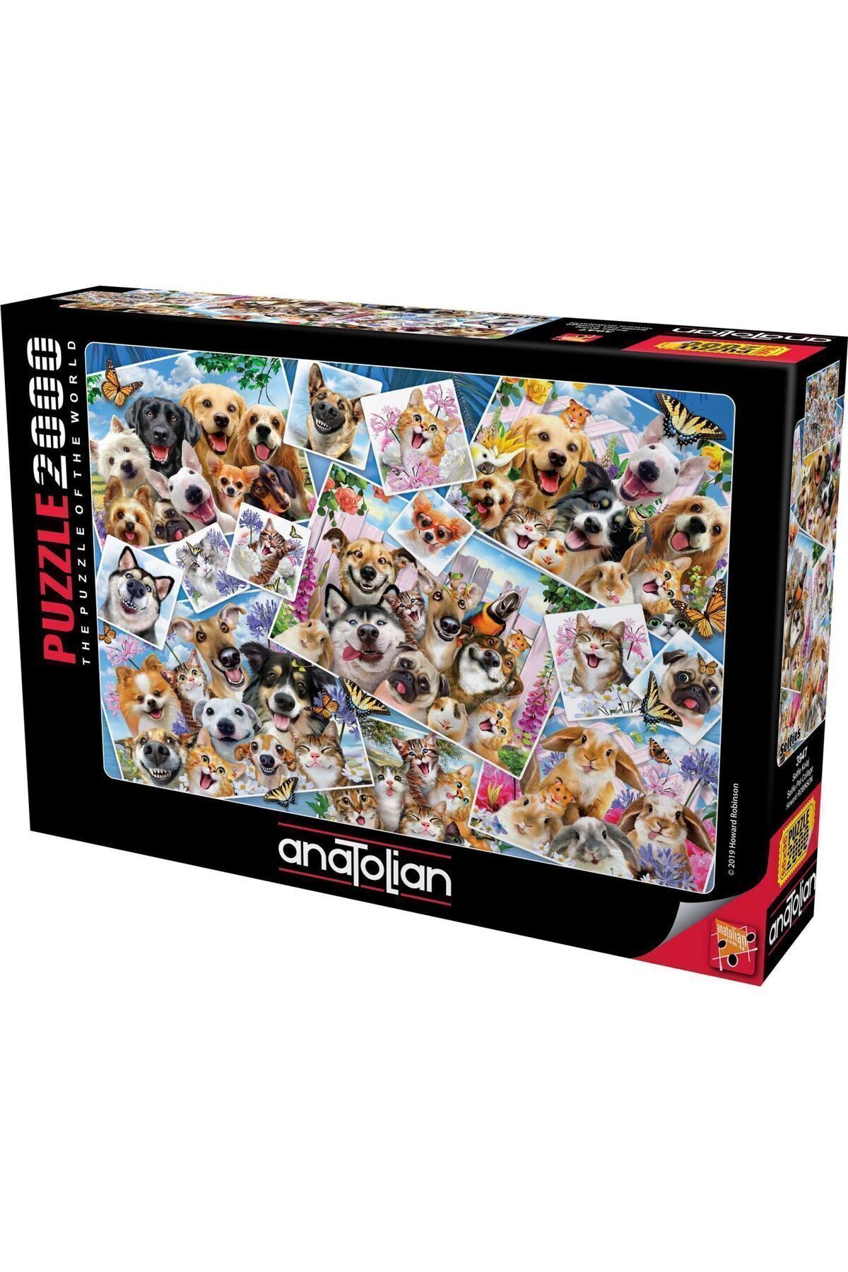 پازل کولاژ سلفی حیوان خانگی AN3947 2000 قطعات اورجینال Anatolian Puzzle