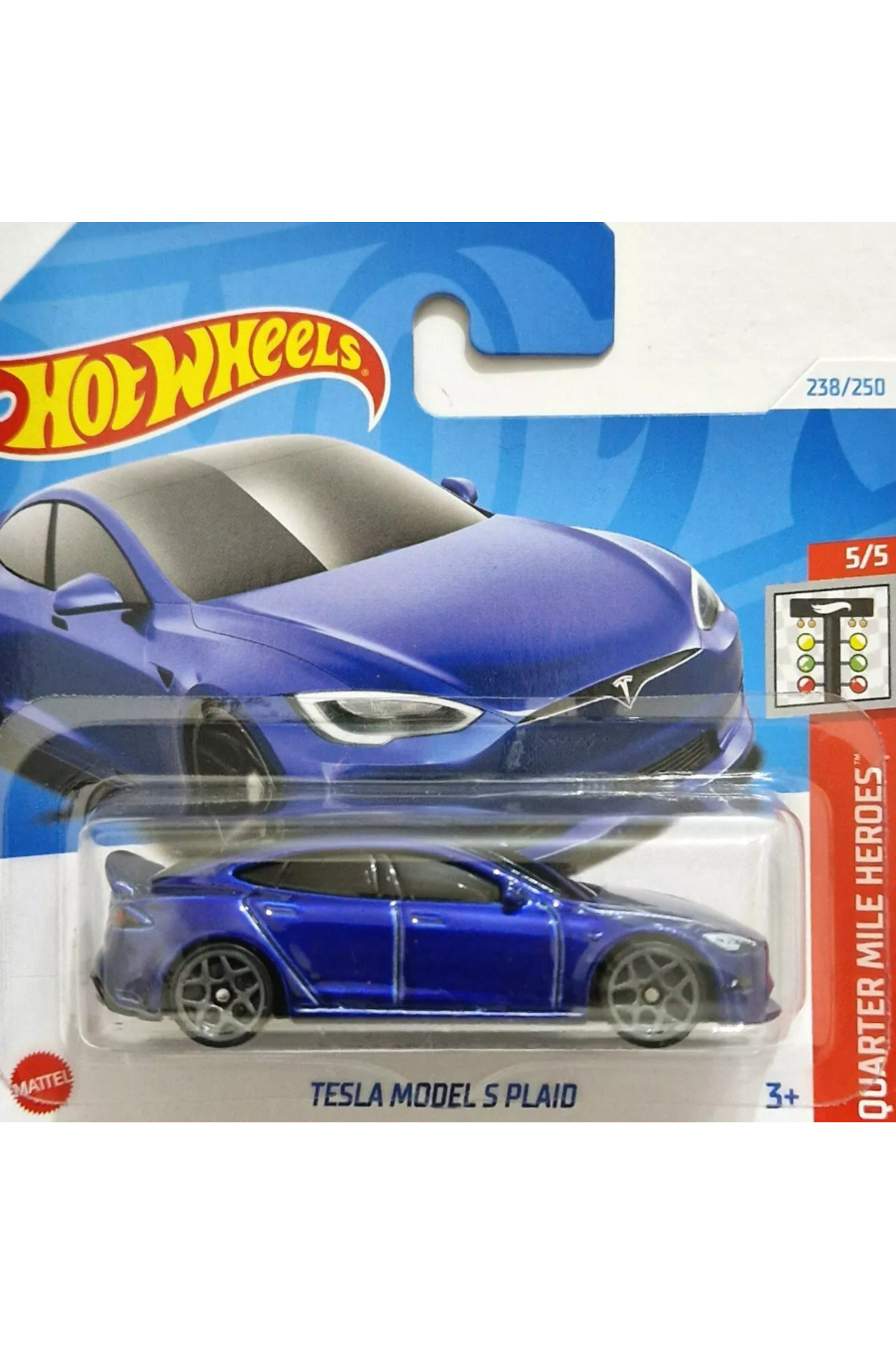 ماشین اسباب بازی 2024 SINGLE CAR TESLA MODEL S PLAID هات ویلز اورجینال HOT WHEELS