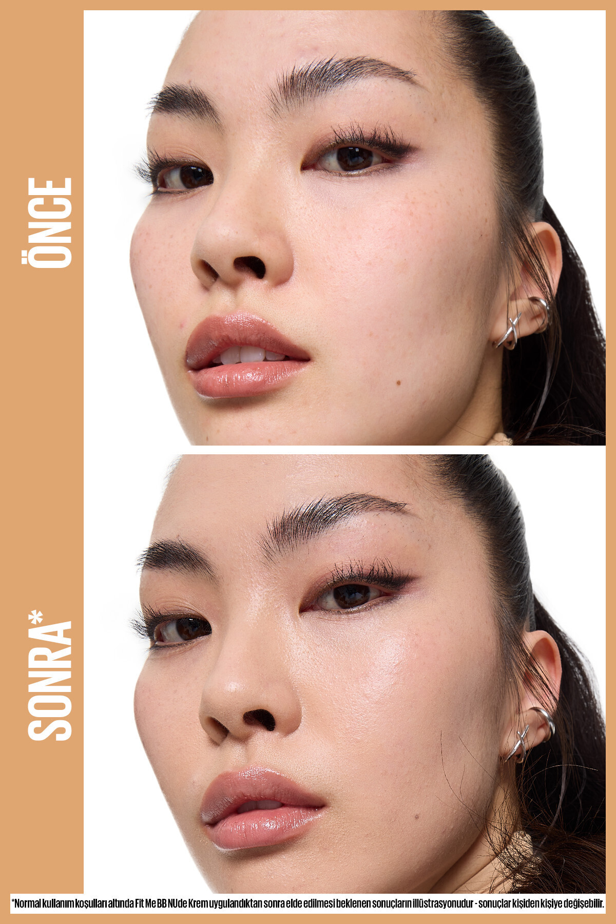 کرم بی بی و سی سی رنگی با خاصیت مرطوب کنندگی SPF50 مناسب پوست های نرمال و خشک میبلین نیویورک Maybelline New York