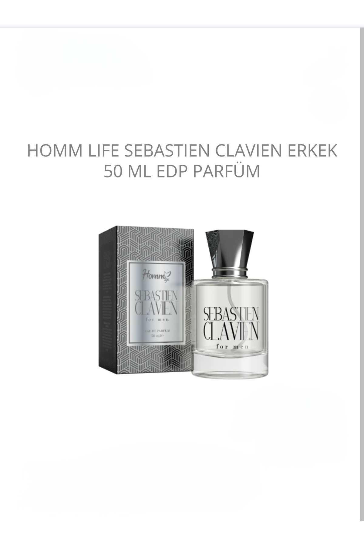 عطر HOMM LIFE PERMANENT SEBASTIEN CLAVIEN MAN مردانه 50 میل ادوپرفیوم Homm Life