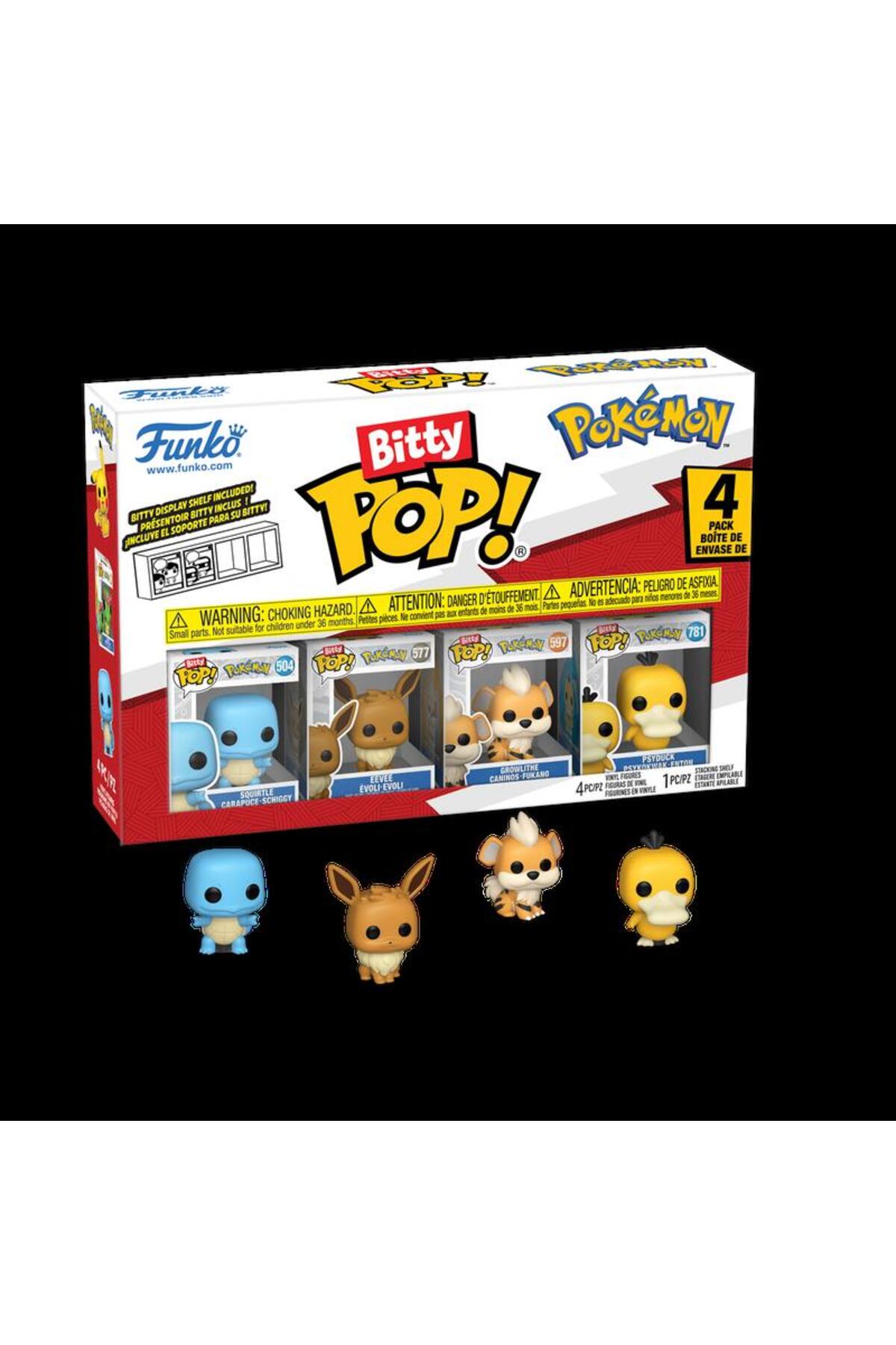 فیگور بیتی پاپ! بسته پوکمون 4 ارتفاع شکل 2.25 سانتی متر از ترکیه Funko