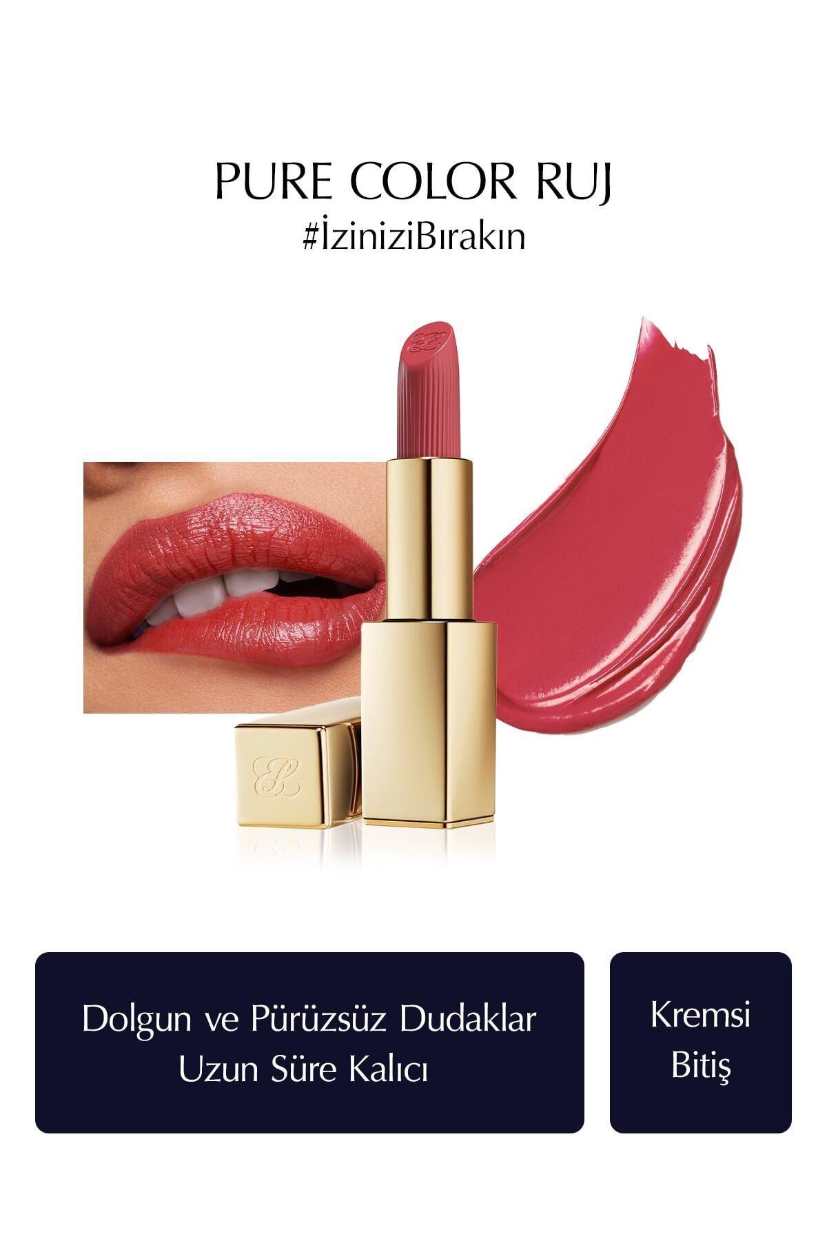 رژ لب کرمی رنگی 35 گرم رنگ: 131 بوآ دو روز صورتی استی لادر Estee Lauder