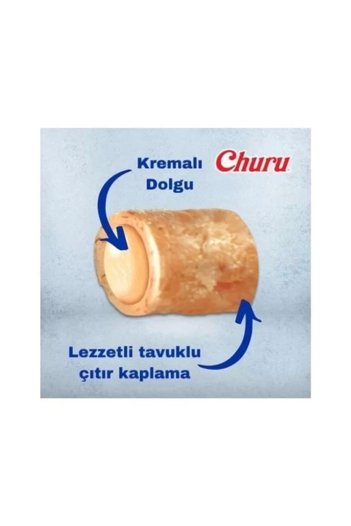 تشویقی گربه اینابا Inaba Ciao Churu Bites با روکش مرغ، تن و سالمون، ۳ عددی 10 gr