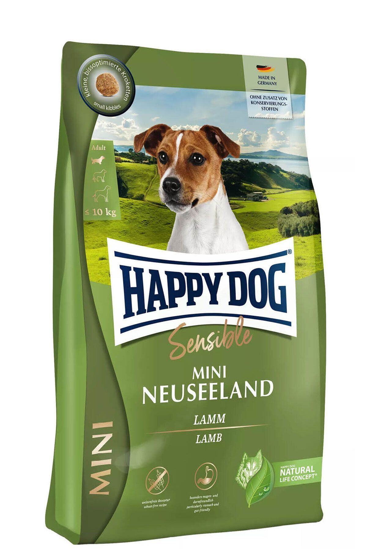 غذای خشک سگ نژاد کوچک با گوشت بره نیوزیلندی ۴ کیلوگرمی هپی داگ Happy Dog