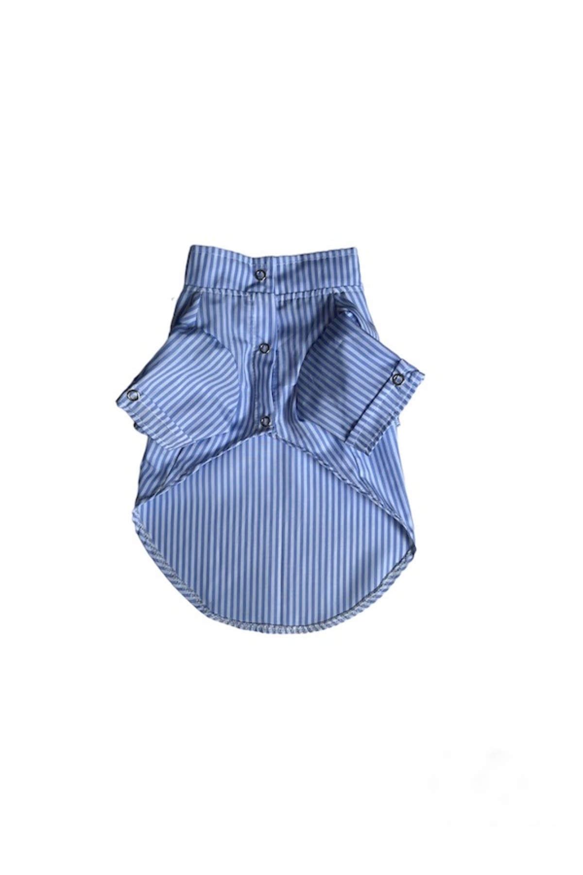 پیراهن پاپلین راه‌راه آبی گربه و سگ میس دیزی پت بوتیک Miss Daisy Pet Boutique، مدل MDCPG01