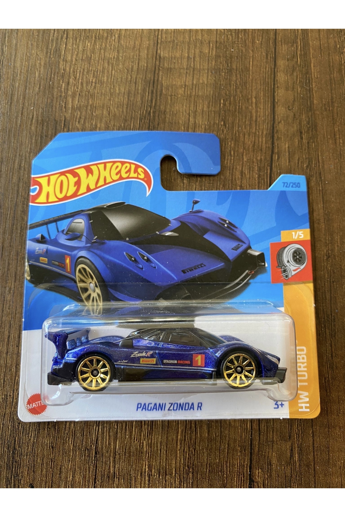 ماشین اسباب بازی سری HW TURBO ویژه برای جمع کننده PAGAN ZONDA R هات ویلز اورجینال HOT WHEELS