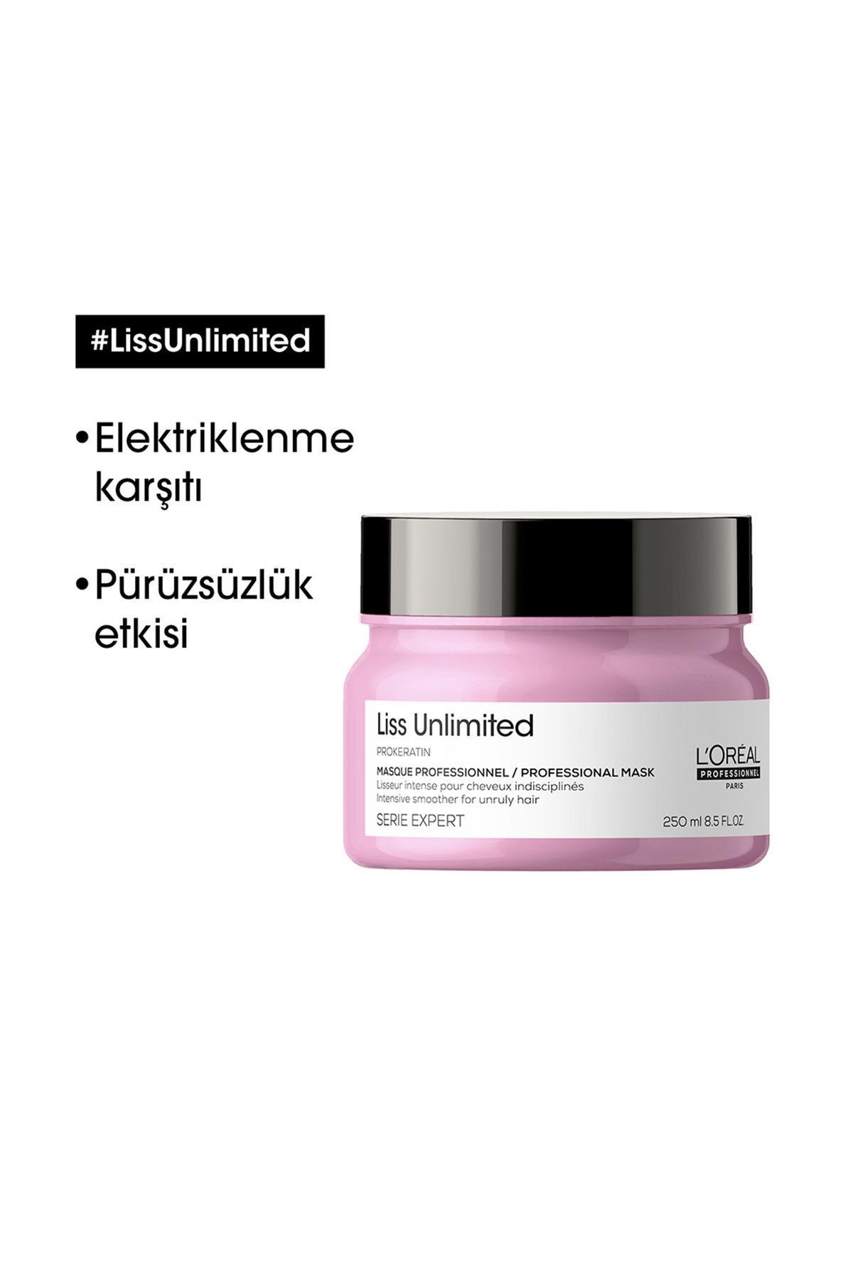 ماسک مو مردانه و زنانه نامحدود LISS نرمی 250 میل L'oreal Professionnel