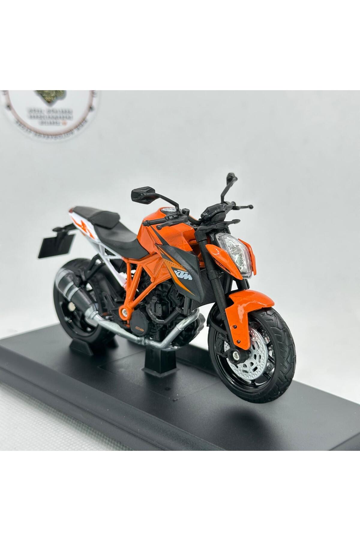 مدل خودرو KTM 1290 SUPER DUKE 1:18 SCALE DIECAST MOTORCYCLE MODEL – دارای مجوز اسباب بازی و مجسمه فلزی اورجینال MotoGarage
