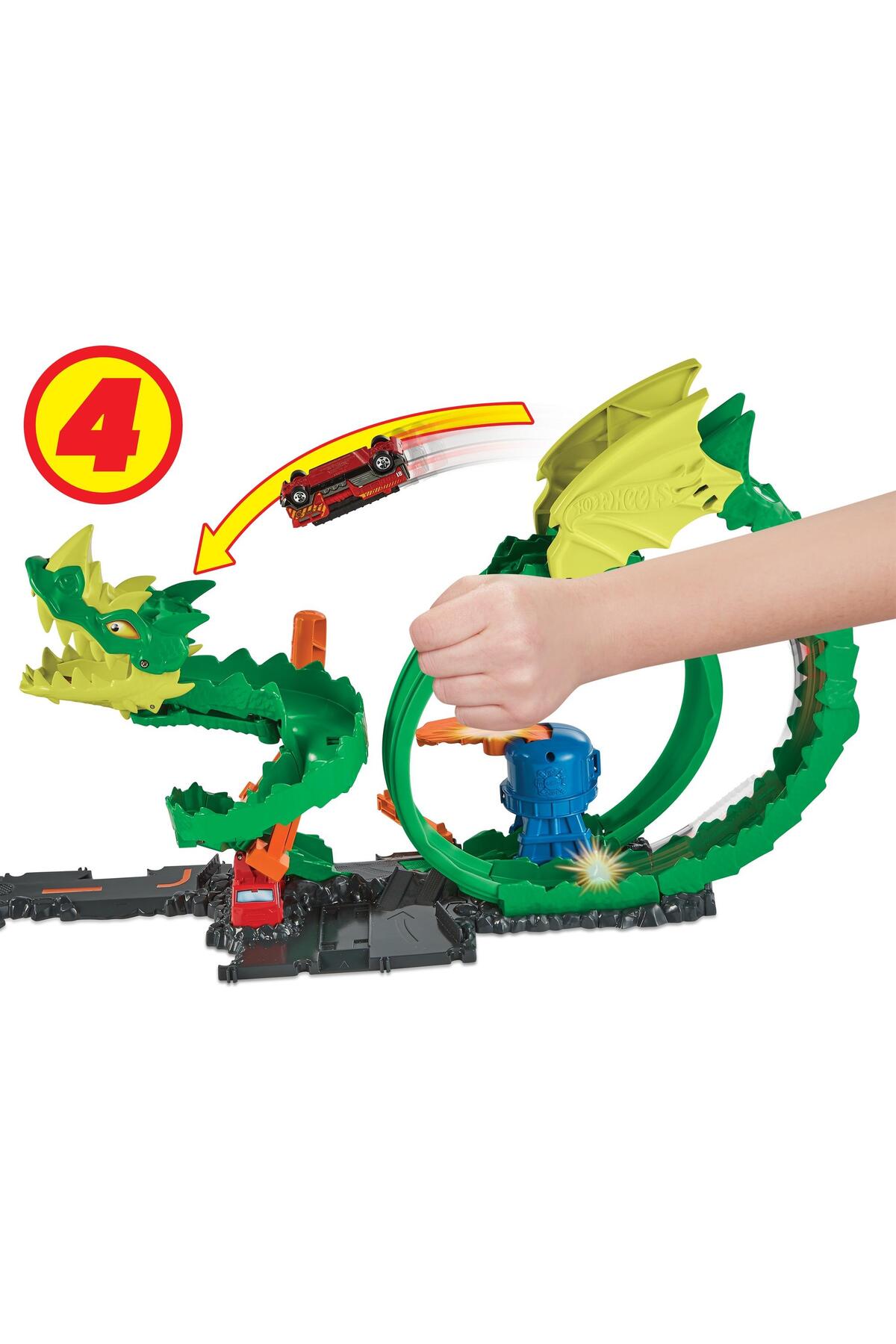 ماشین اسباب بازی ® جنگ با اژدها | HDP03 هات ویلز اورجینال HOT WHEELS