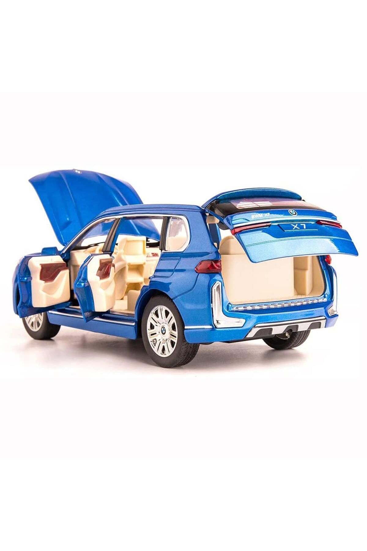 مدل خودرو BMW X7 CAR 1:24 DIECAST METAL MODEL COLLECTION JEEP SUV ماشین با صدا و نور اورجینال scntoys