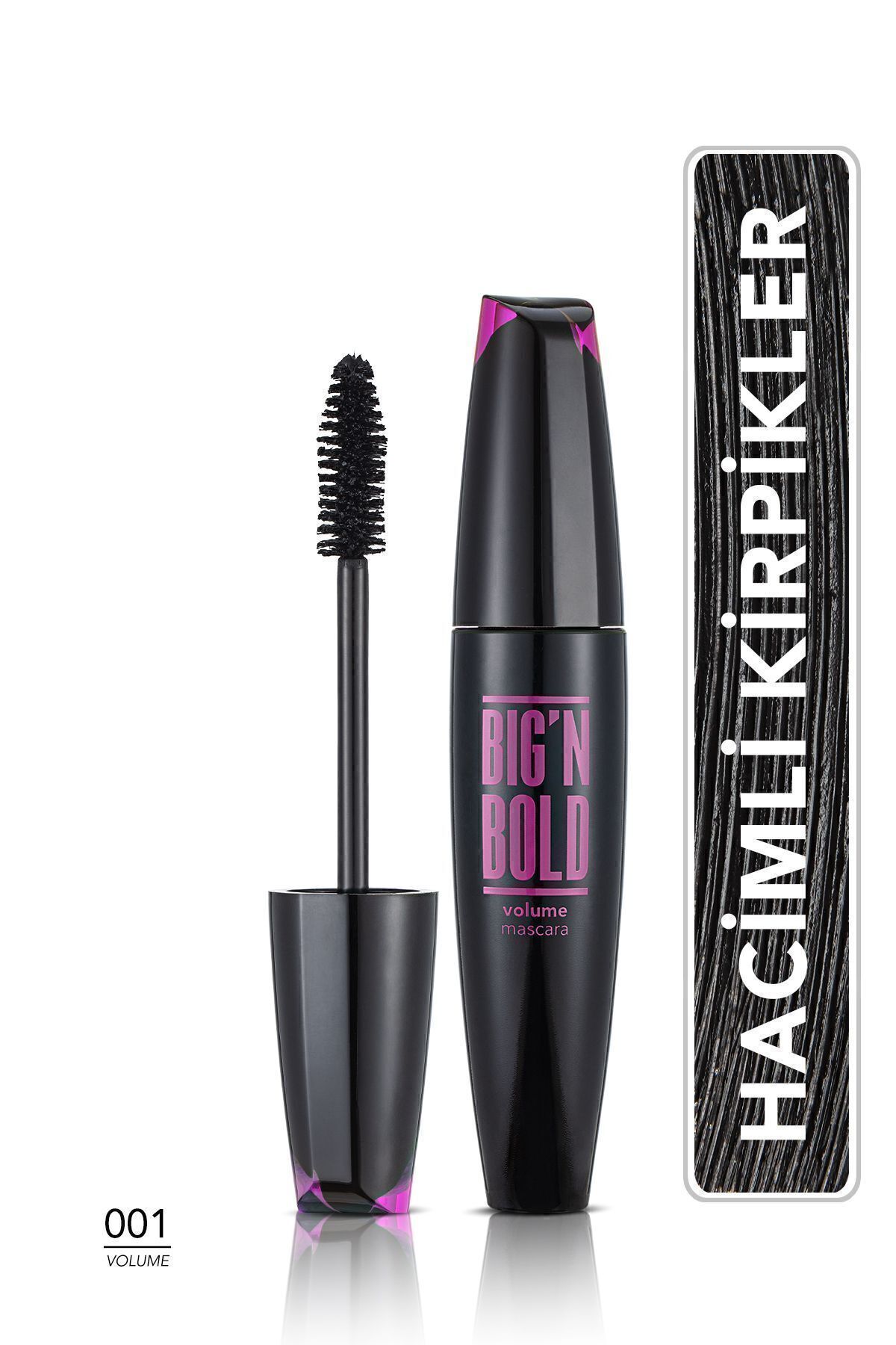 ریمل حجم‌دهنده فلورمار Flormar Big N Bold، مشکی 001