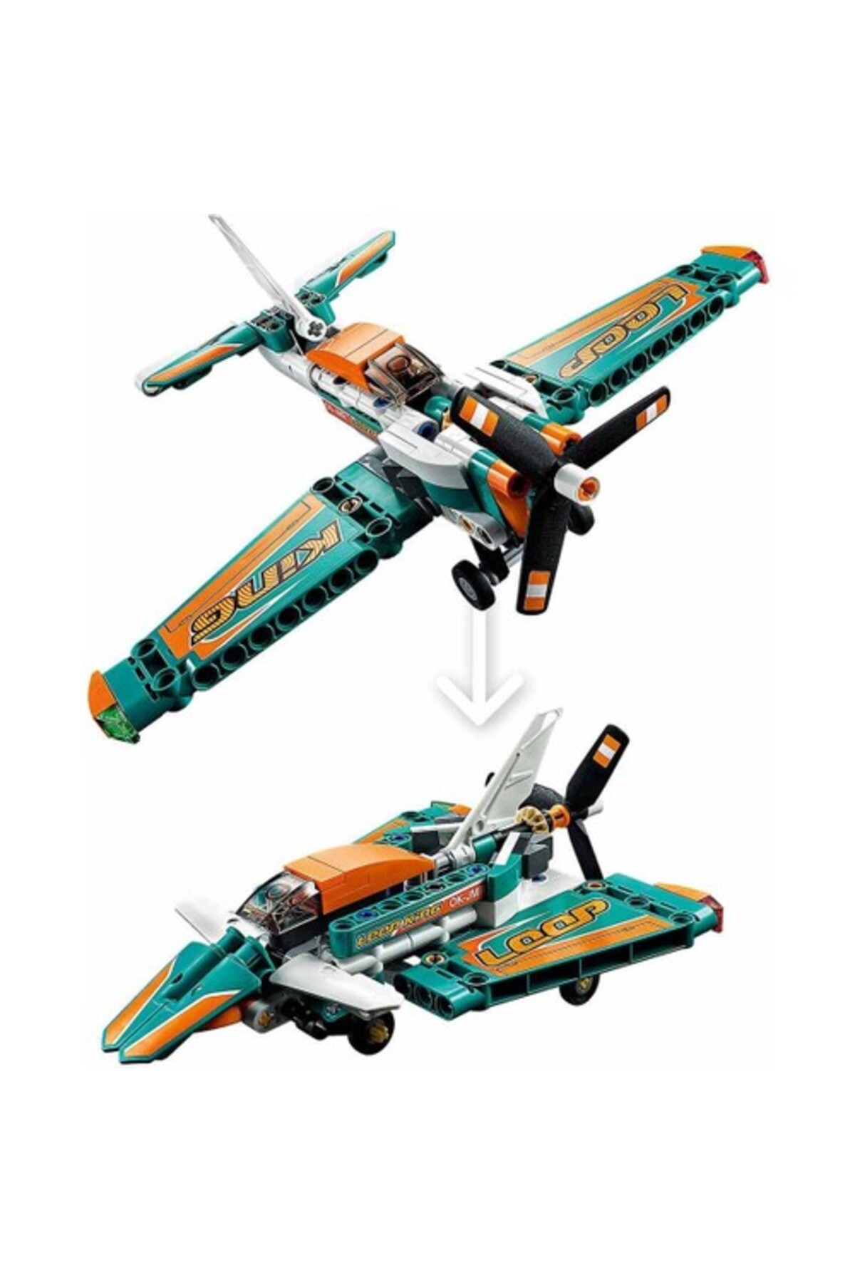 LEGO مدل سازی هواپیمای مسابقه‌ای تکنیک 42117 مجموعه ساخت مدل برای کودکان (154 تکه)