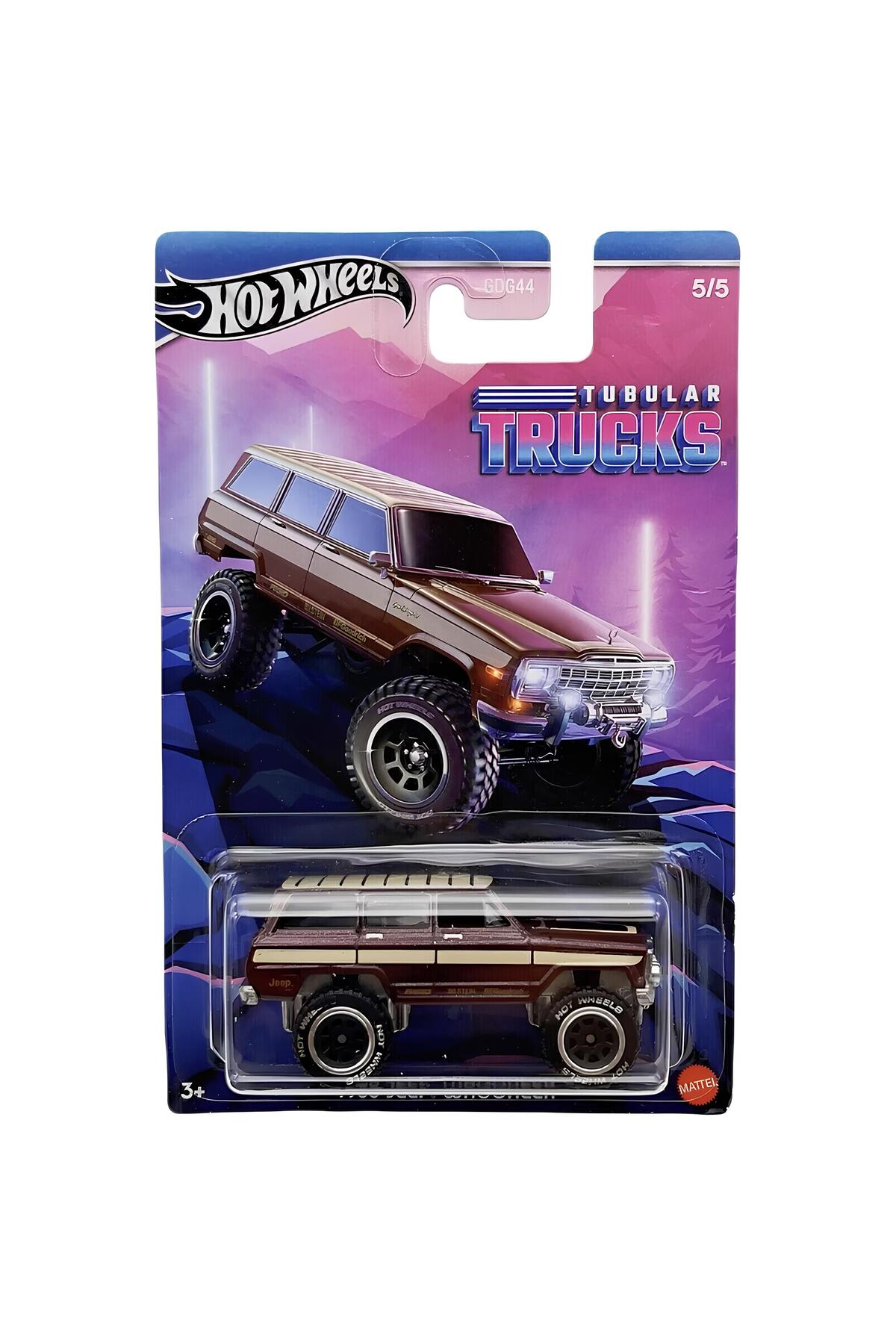ماشین اسباب بازی خودروهای مضمون سری ویژه 1988 جیپ واگنیر HRR99 از ترکیه HOT WHEELS