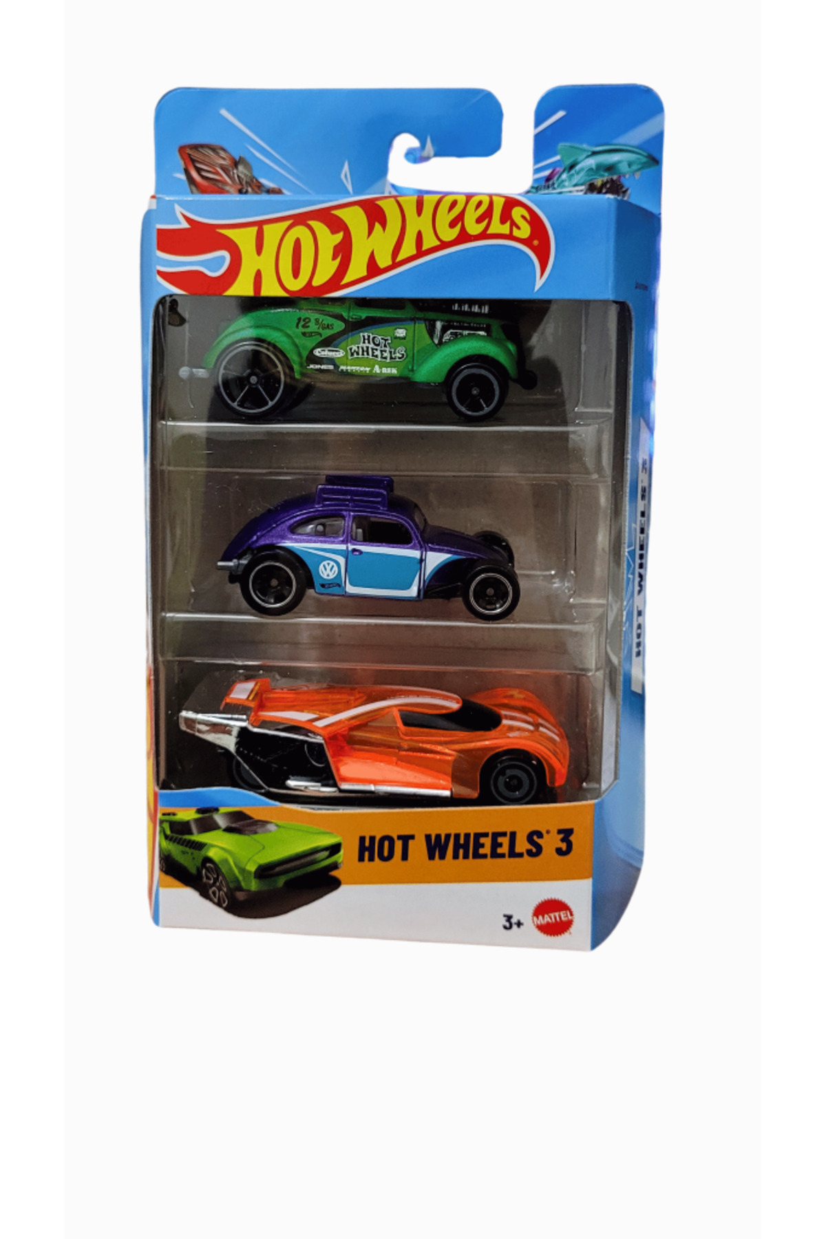 ماشین اسباب بازی مجموعه 3 قطعه K5904 06 هات ویلز اورجینال HOT WHEELS