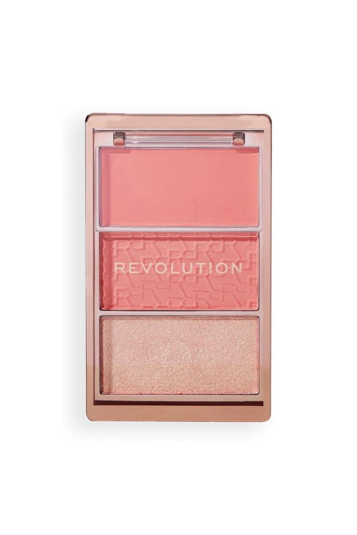 پالت رژگونه چندرنگ رولوشن Revolution Icon Authentic Peach