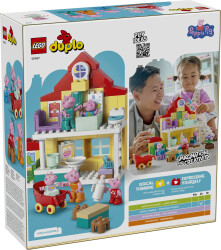 مجموعه ساختنی خانه خانوادگی پپا پیگ لگو LEGO دوپلو DUPLO مدل 10467، ۸۴ قطعه، حداقل سن ۲ سال
