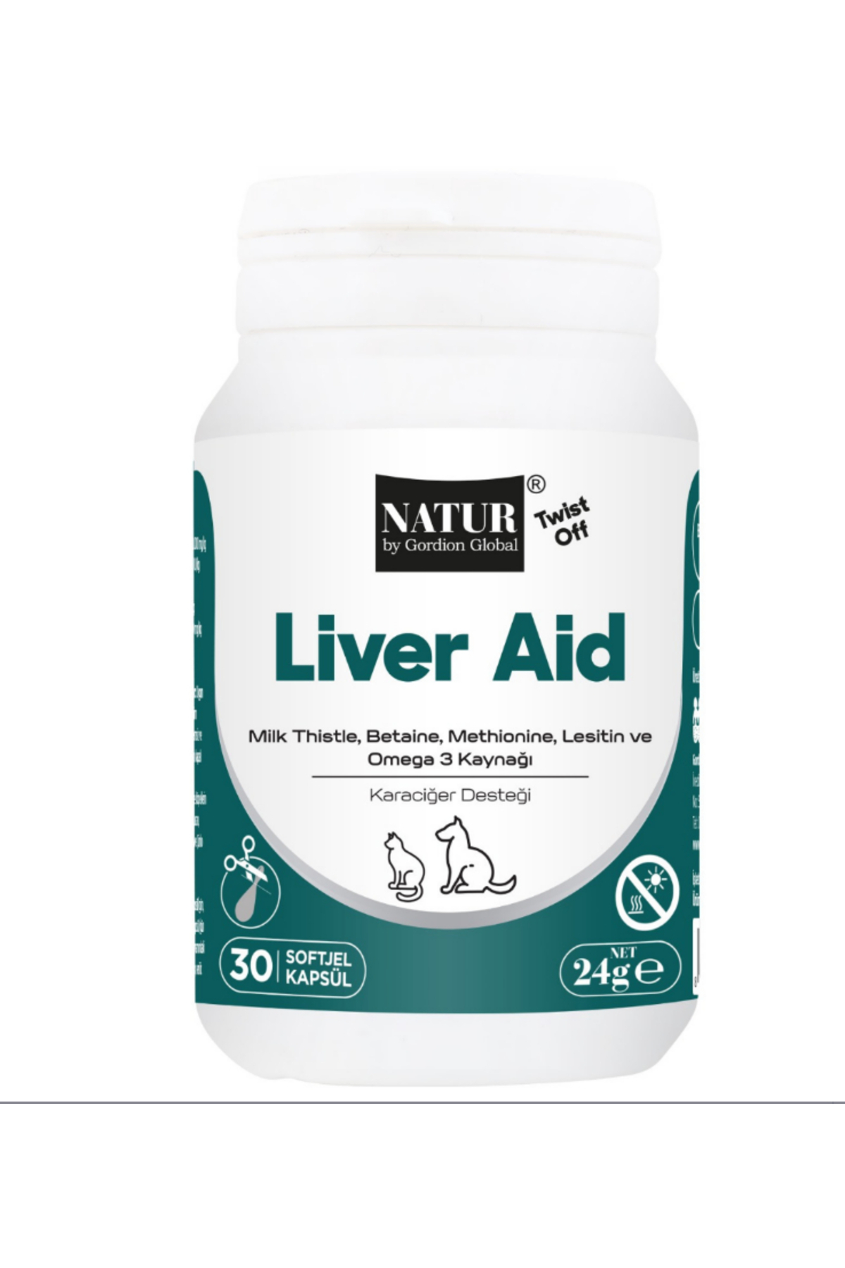 محصول حمایتی کبد سگ و گربه ناتور Natür NATUR Liver Aid