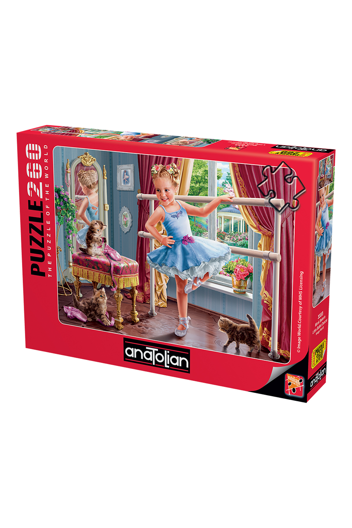 پازل اره منبت کاری مویی 260 XL PIECE بالرین کوچک 3333 Anatolian Puzzle
