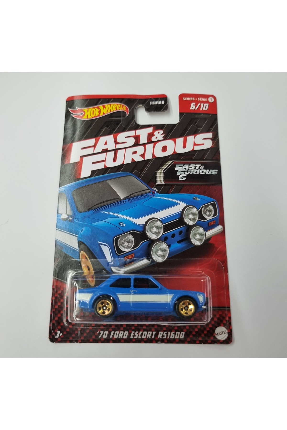 ماشین اسباب بازی فورد اسکورت RS1600 ممتاز FAST & FURIOUS '70 از ترکیه HOT WHEELS