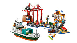 مجموعه ساختنی بندر با کشتی باری لگو LEGO سیتی City مدل 60422، ۱۲۲۶ قطعه