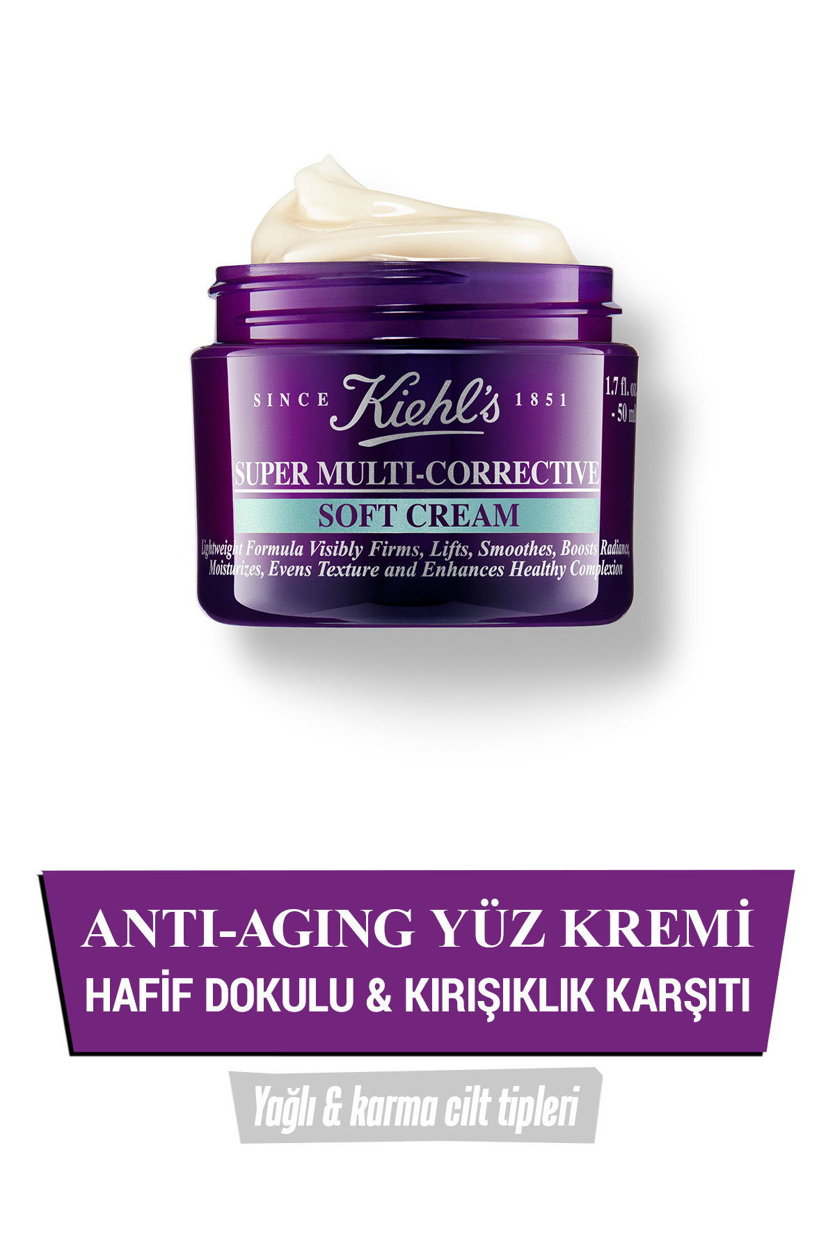 Kiehl's کرم چند منظوره ضد پیری 7 در 1 با بافت سبک 50 میلی لیتر