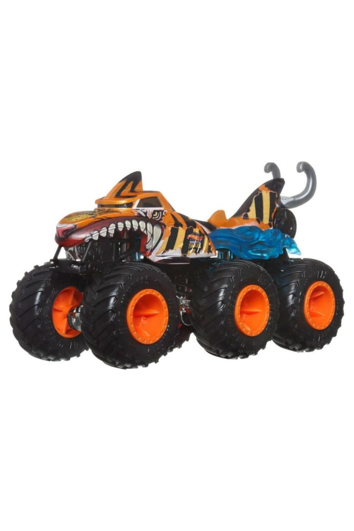 ماشین اسباب بازی کامیون های هیولا 1:64 اتومبیل جذاب ببر TIGER SHARK HWN86 HWN88 هات ویلز اورجینال HOT WHEELS