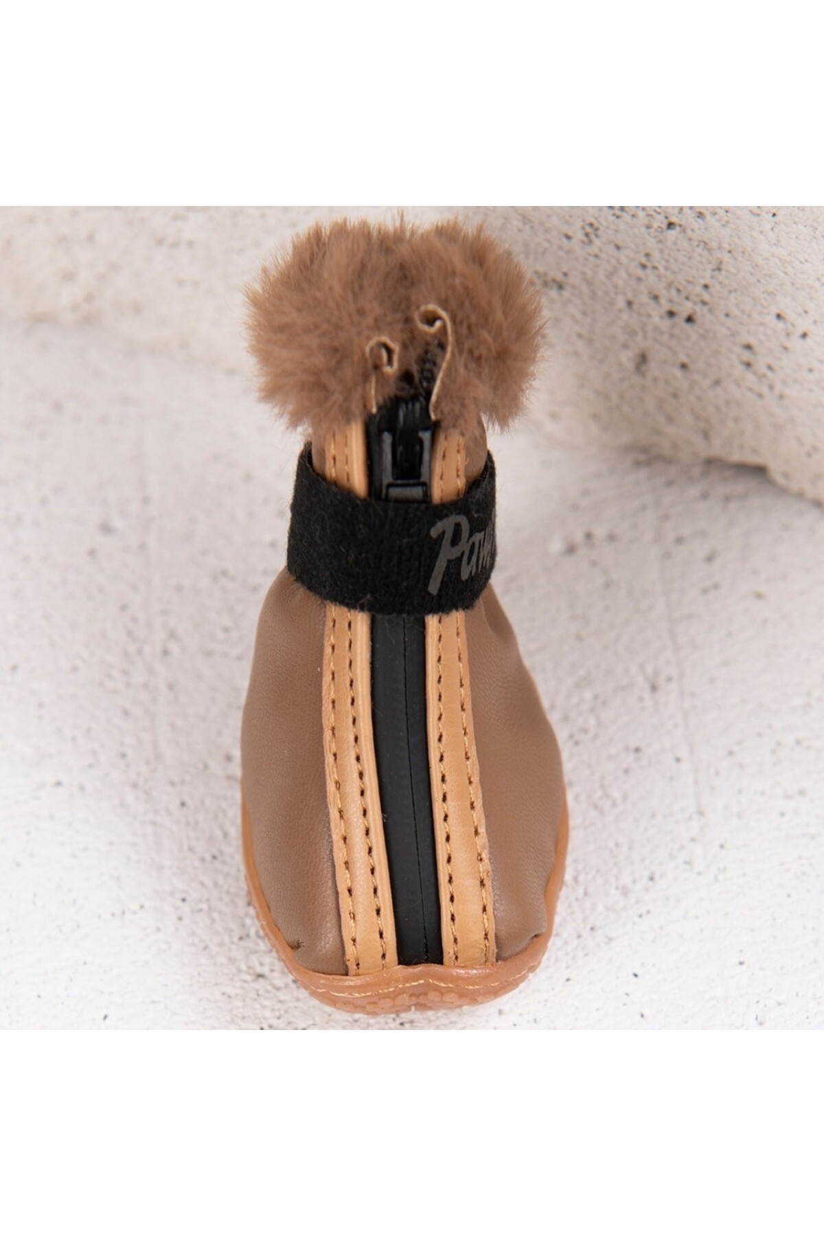 کفش چرمی قهوه‌ای سگ پاوستار Pawstar مدل PDS-04