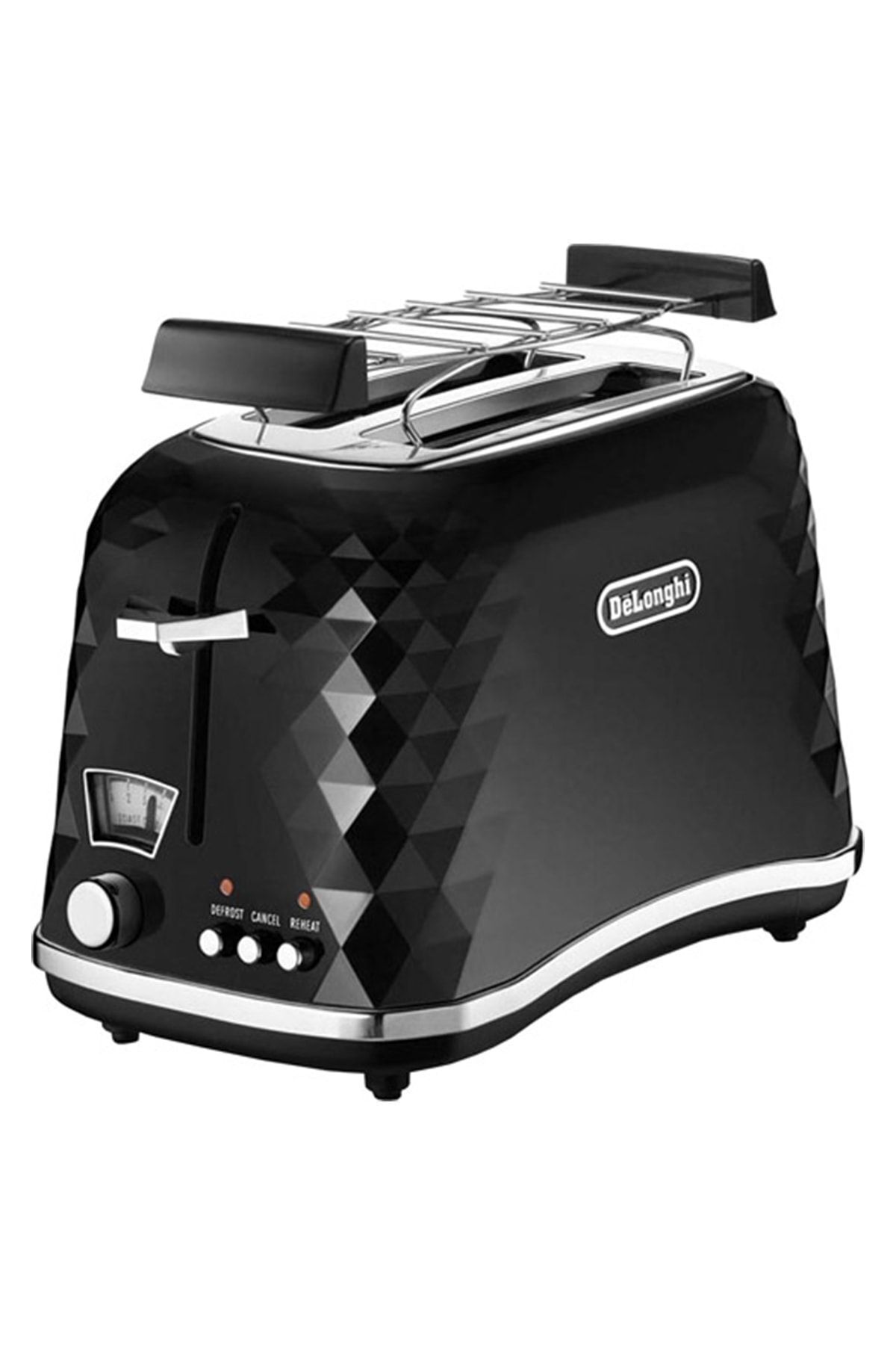 توستر CTJ2103 BK جلوی بیانکو مشکی اورجینال Delonghi
