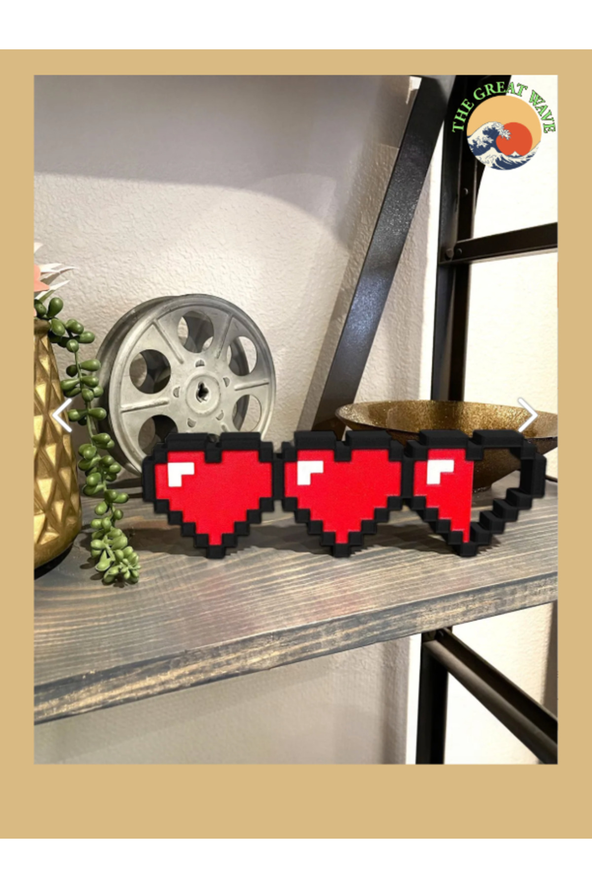فیگور MINECRAFT & THE LEGEND OF ZELDA HEALTH BAR BARS FIGURE The Great Wave
