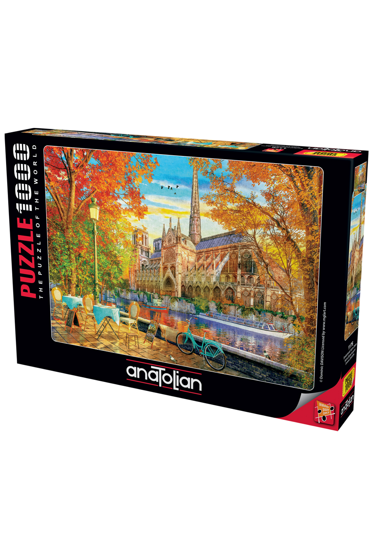 پازل اره منبت کاری مویی 1000 تکه نوتردام در پاییز 1176 از ترکیه Anatolian Puzzle