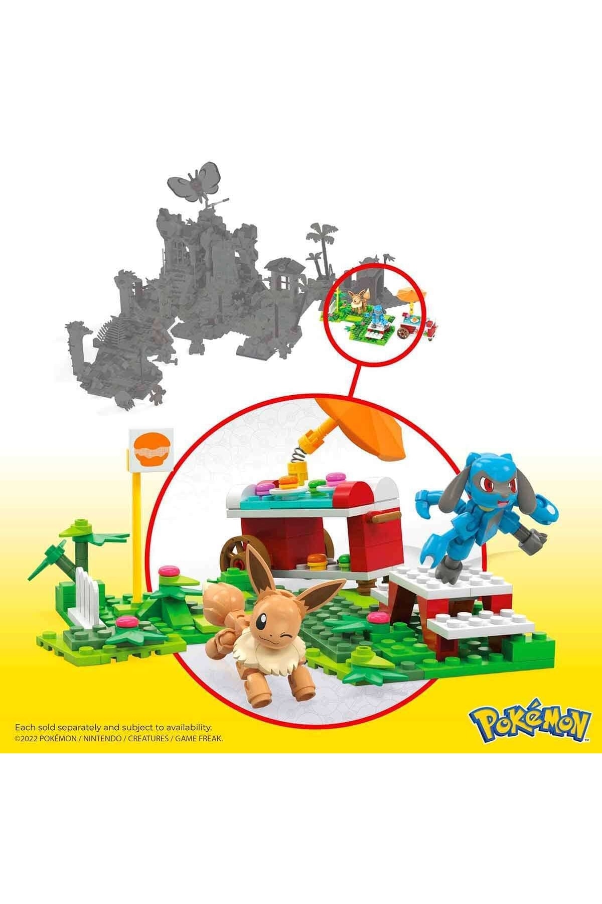 لگو و اسباب بازی های ساخت محور مجموعه ساختمان پیک نیک MEGA POKEMON ADVENTURE BUILDER HDL80 از ترکیه Mega Bloks