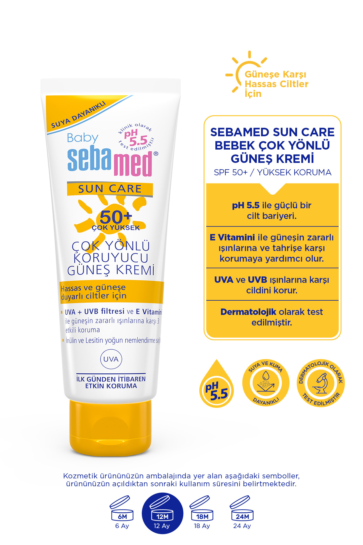 Sebamed کرم ضدآفتاب حساسیت بچه 75 میلی لیتر