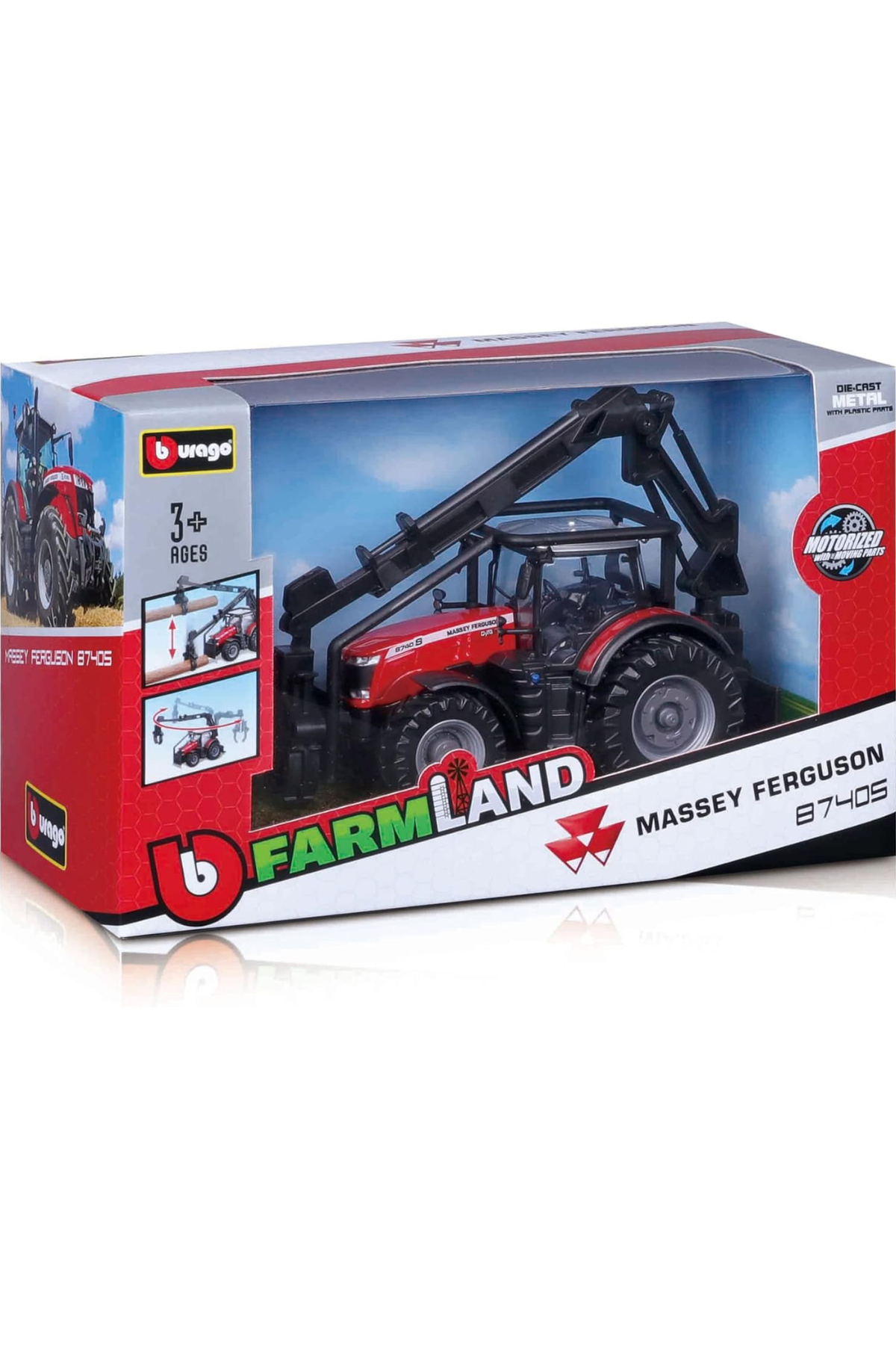 مدل خودرو MASSEY FERGUSON DIE CAST METAL TRACTOR 1 32 از ترکیه Burago
