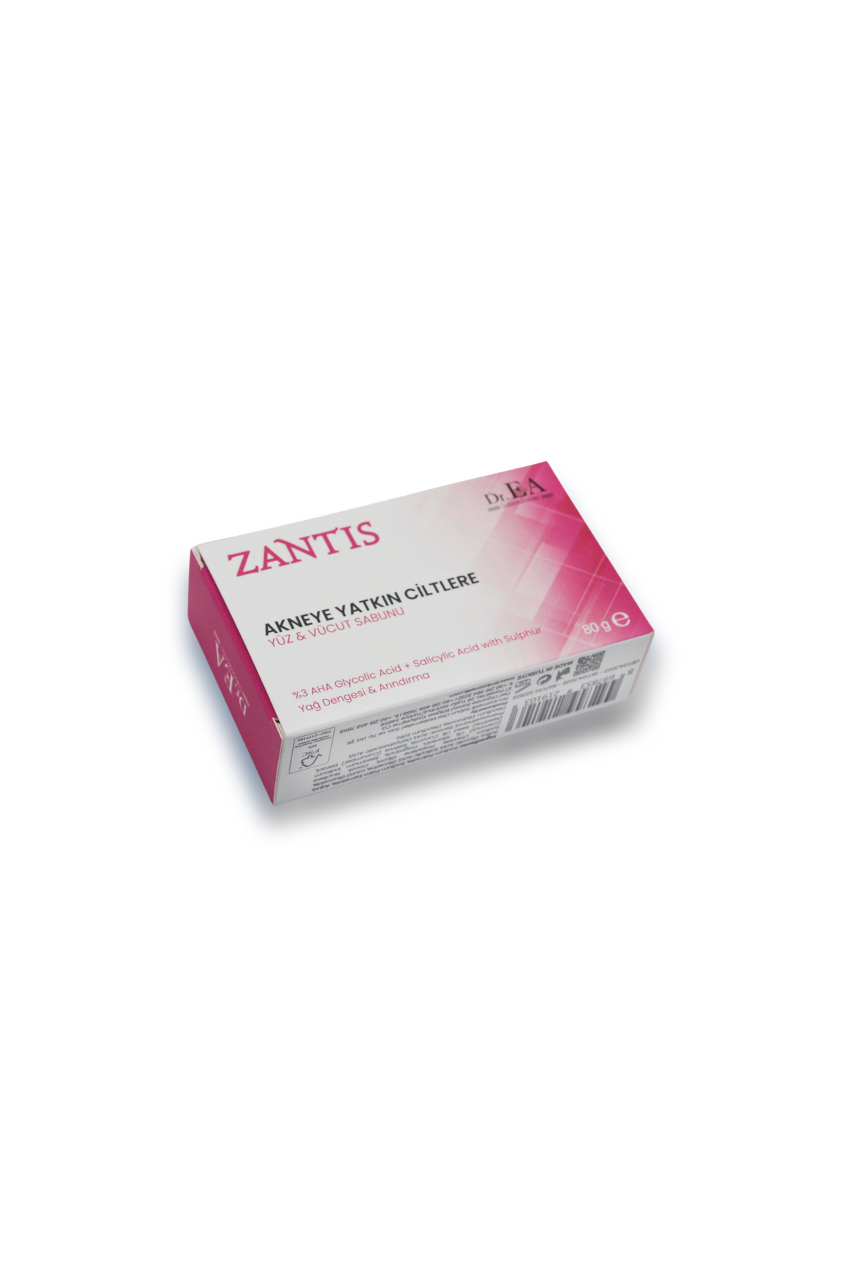 صابون جامد ZANTIS سولفور سالیسیلیک اسید گلیکولیک 80 گرم گوگرد Dr. EA Laboratories